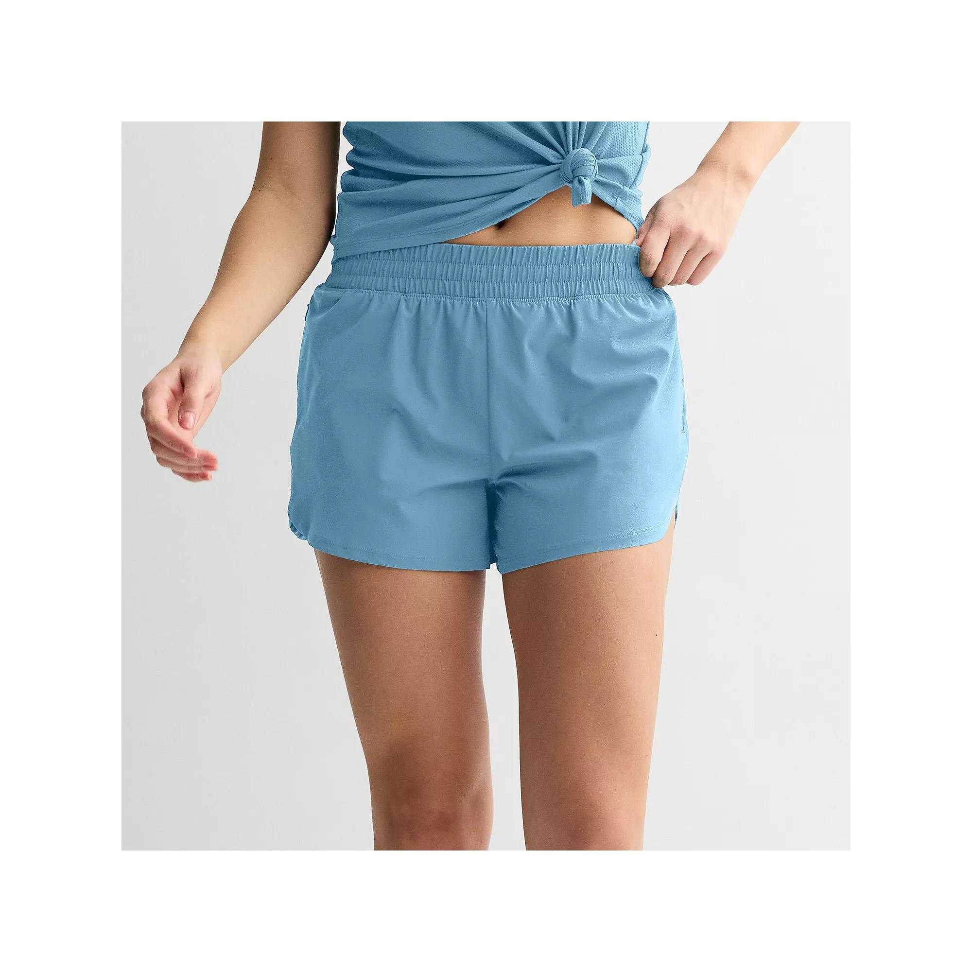 Women's Tek Gear Woven Run Shorts,  Product Image