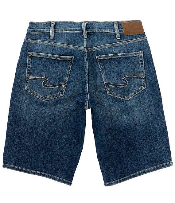 Silver Jeans Co. Zac 12#double; Relaxed Fit Mid Rise Denim Shorts Product Image