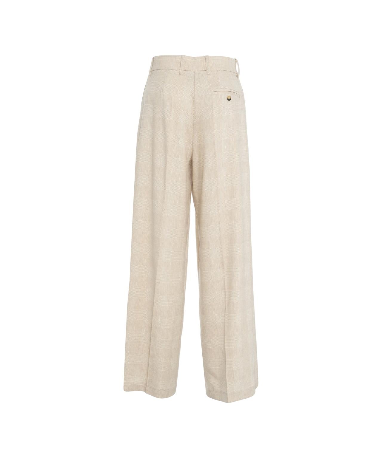 Palazzo pants with pleats Product Image