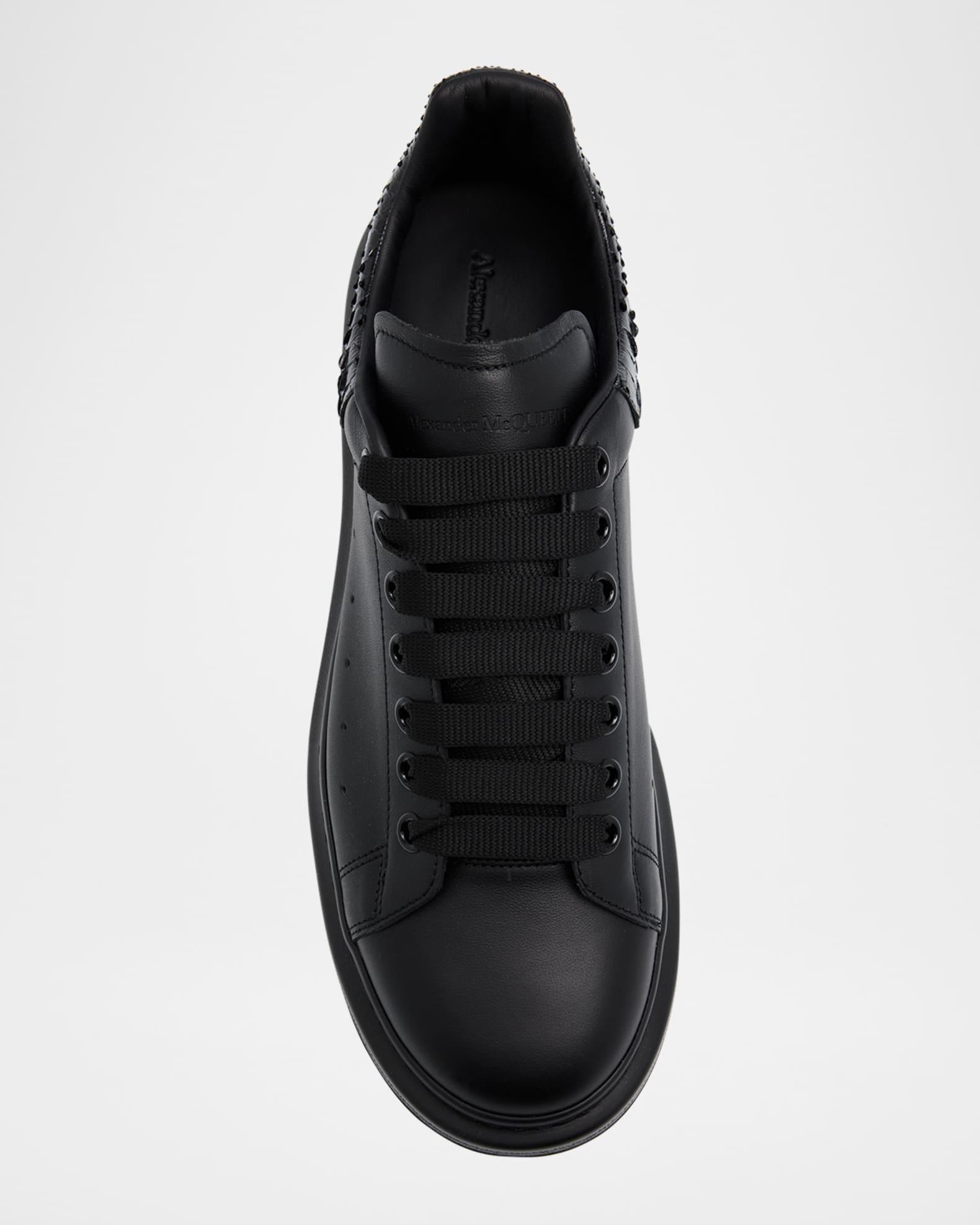 Men's Leather and Python Oversized Sneakers Product Image