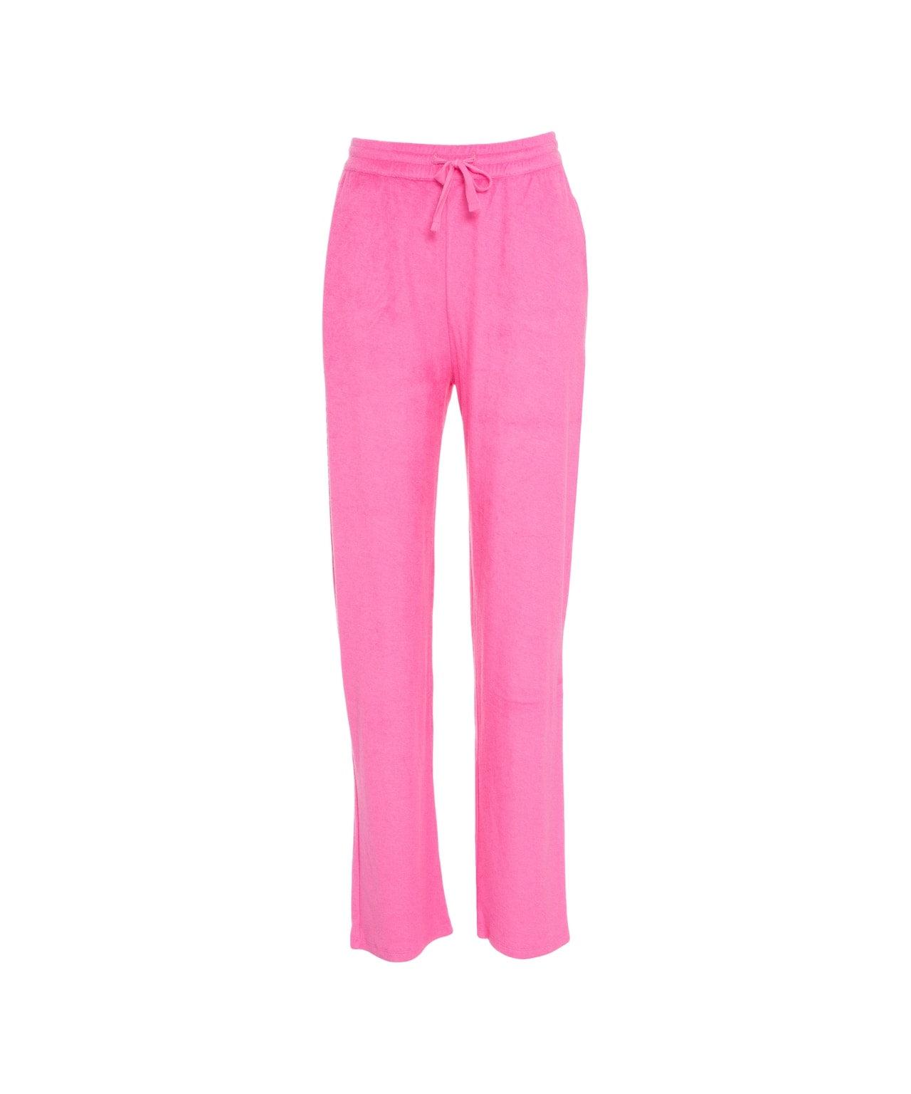 Wide leg joggers in terry cloth Product Image