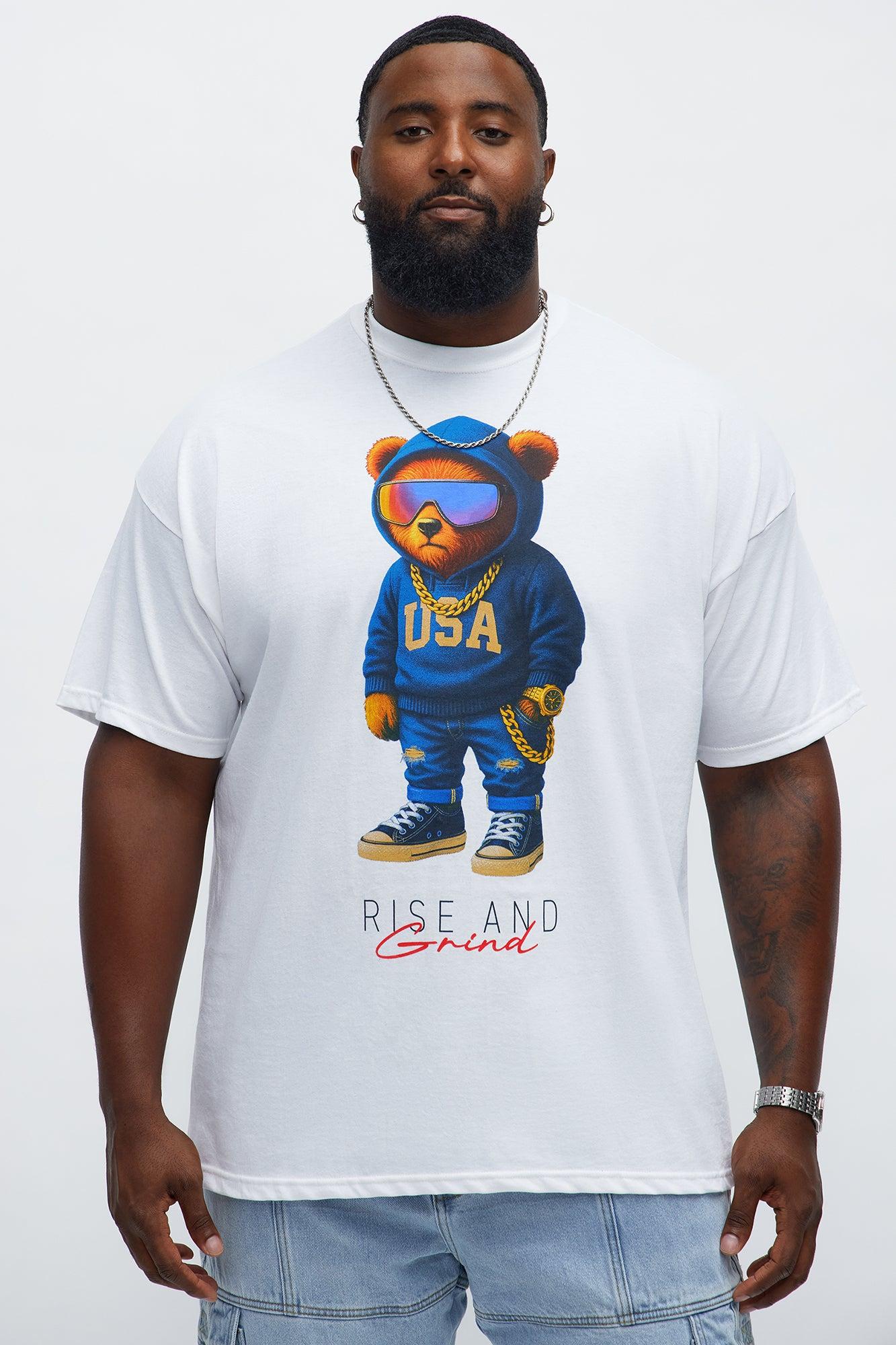 Rise And Grind Life Short Sleeve Tee - White Product Image