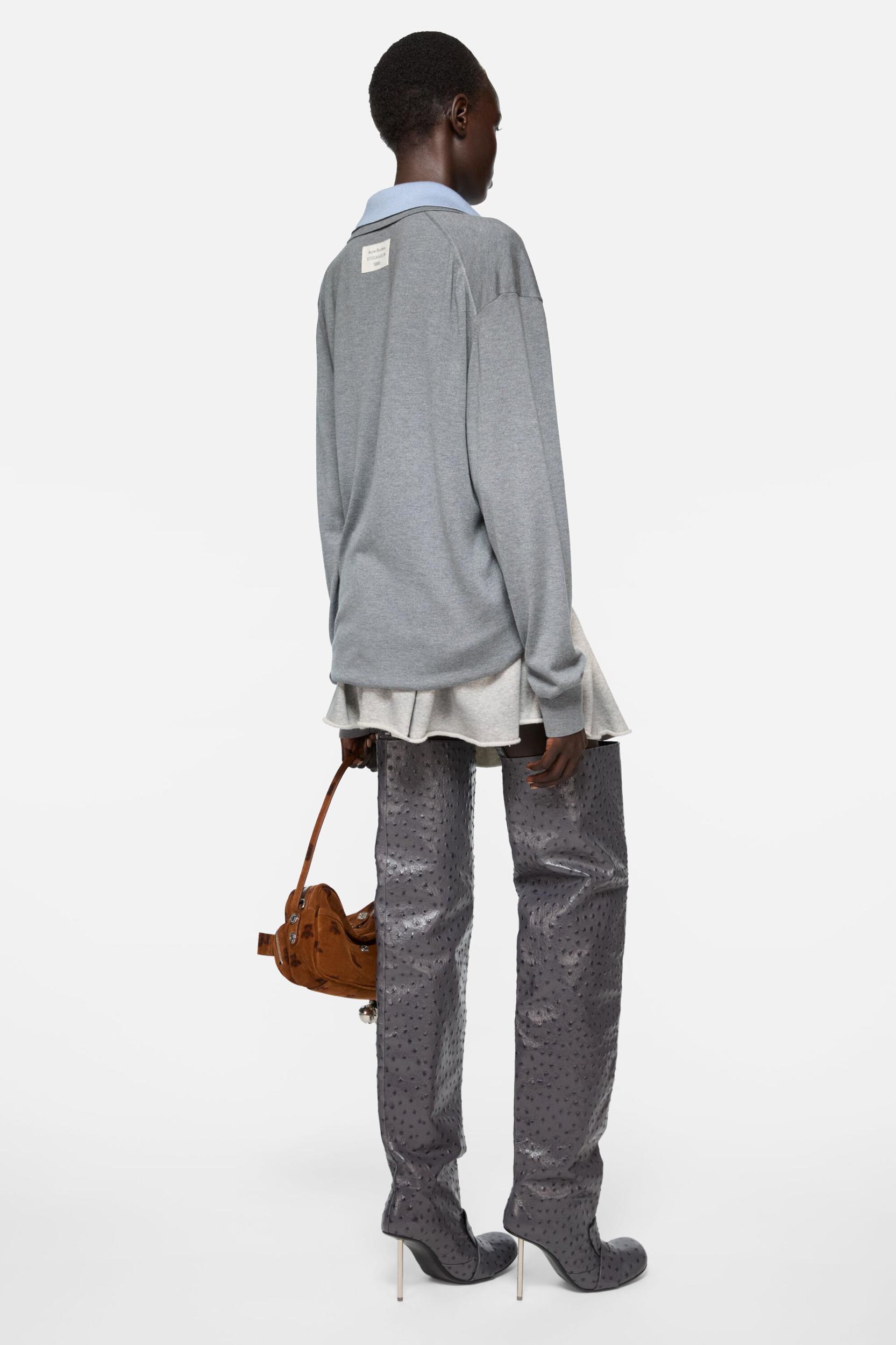 Layered silk jumper Product Image