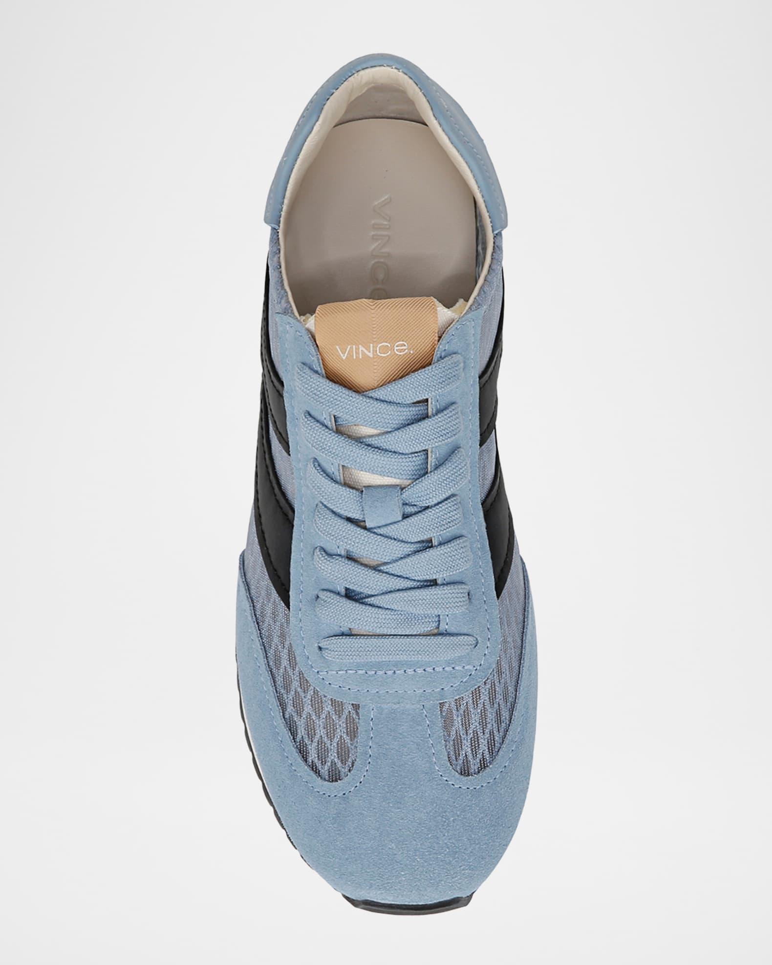 Oasis Mixed Leather Net Retro Sneakers Product Image