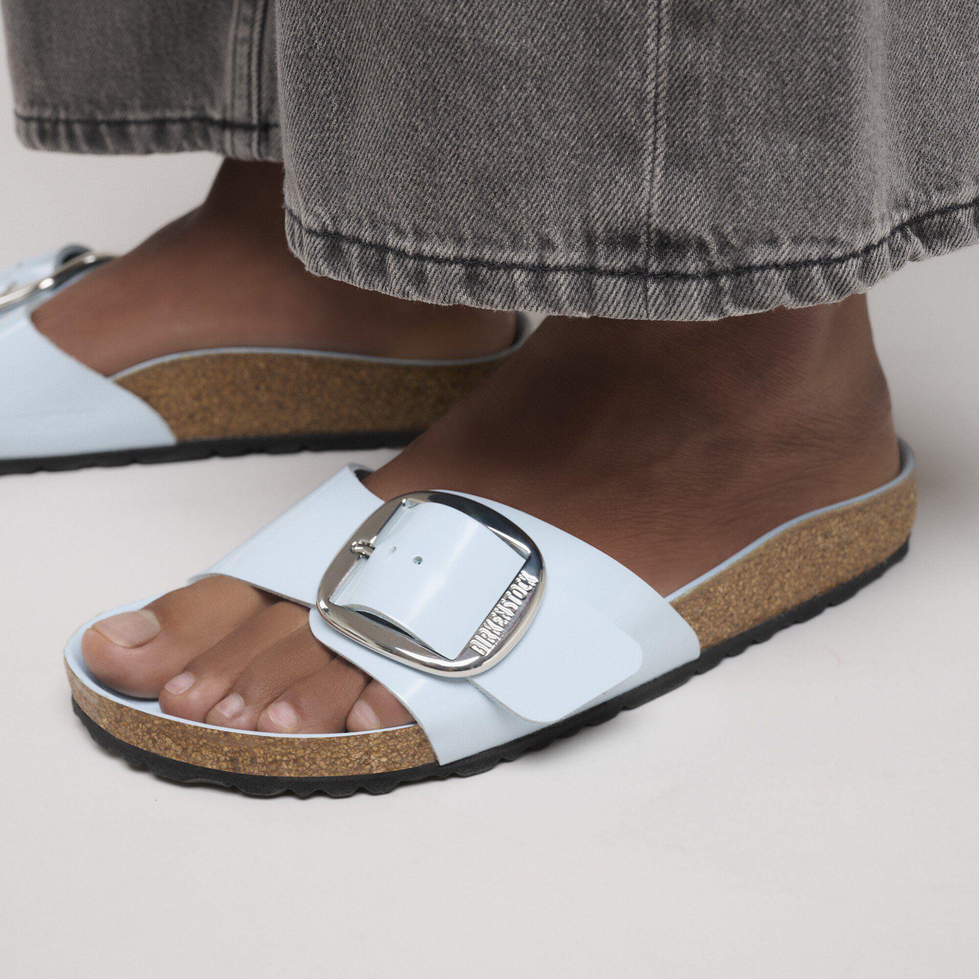 Madrid Big Buckle Natural Leather Patent Product Image