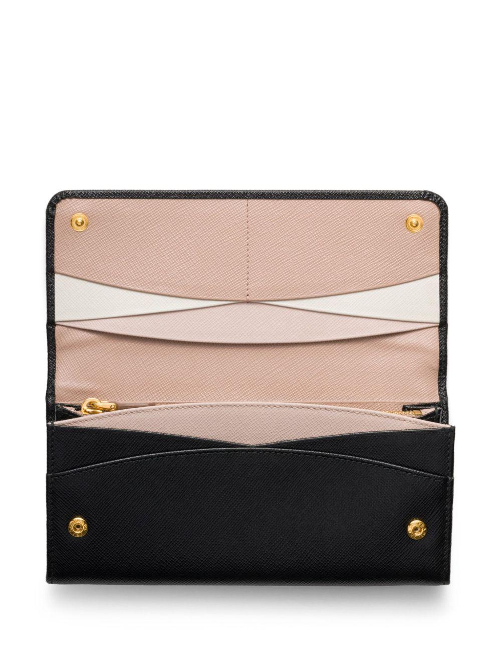 large Saffiano leather wallet Product Image