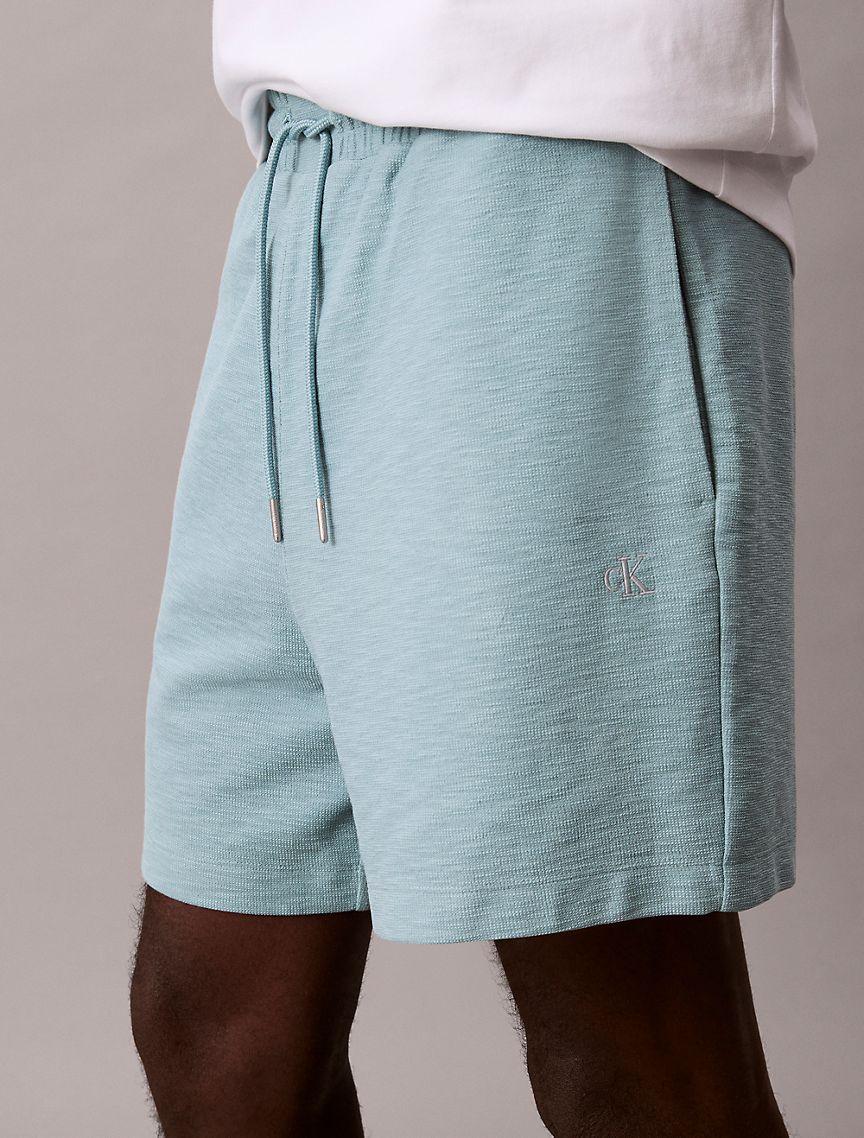 Cotton Blend Boucle Pull-On Shorts  Product Image