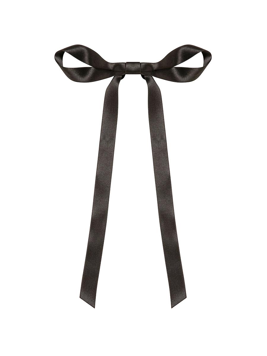 Womens Gretta Silk Bow Barrette Product Image
