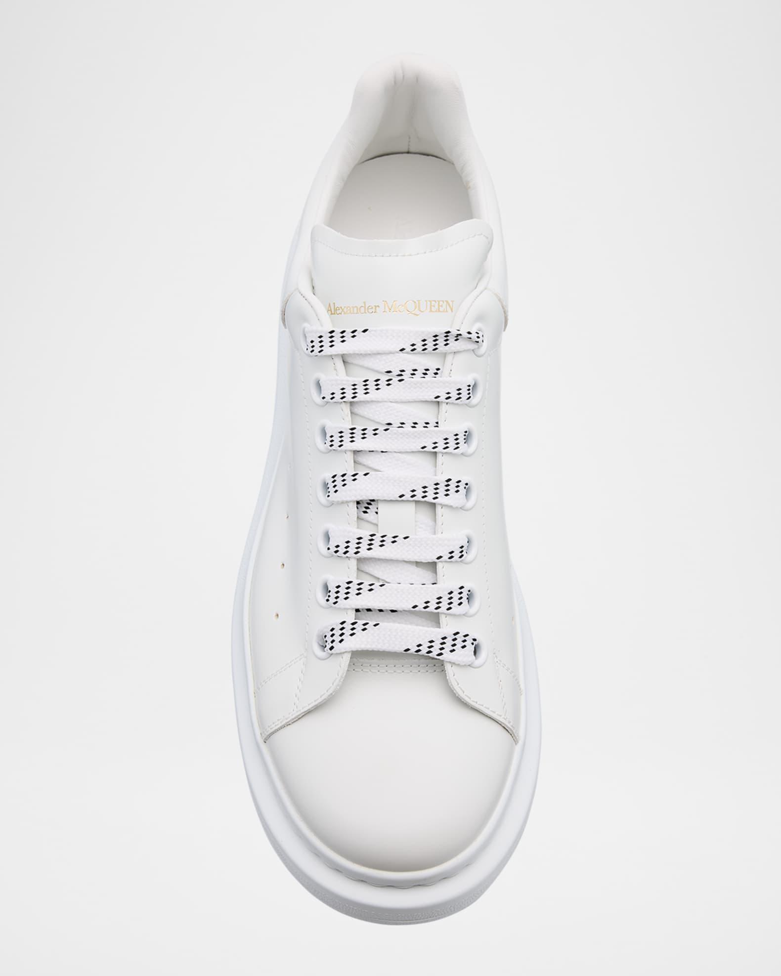 Mens Oversized Leather Platform Sneakers Product Image