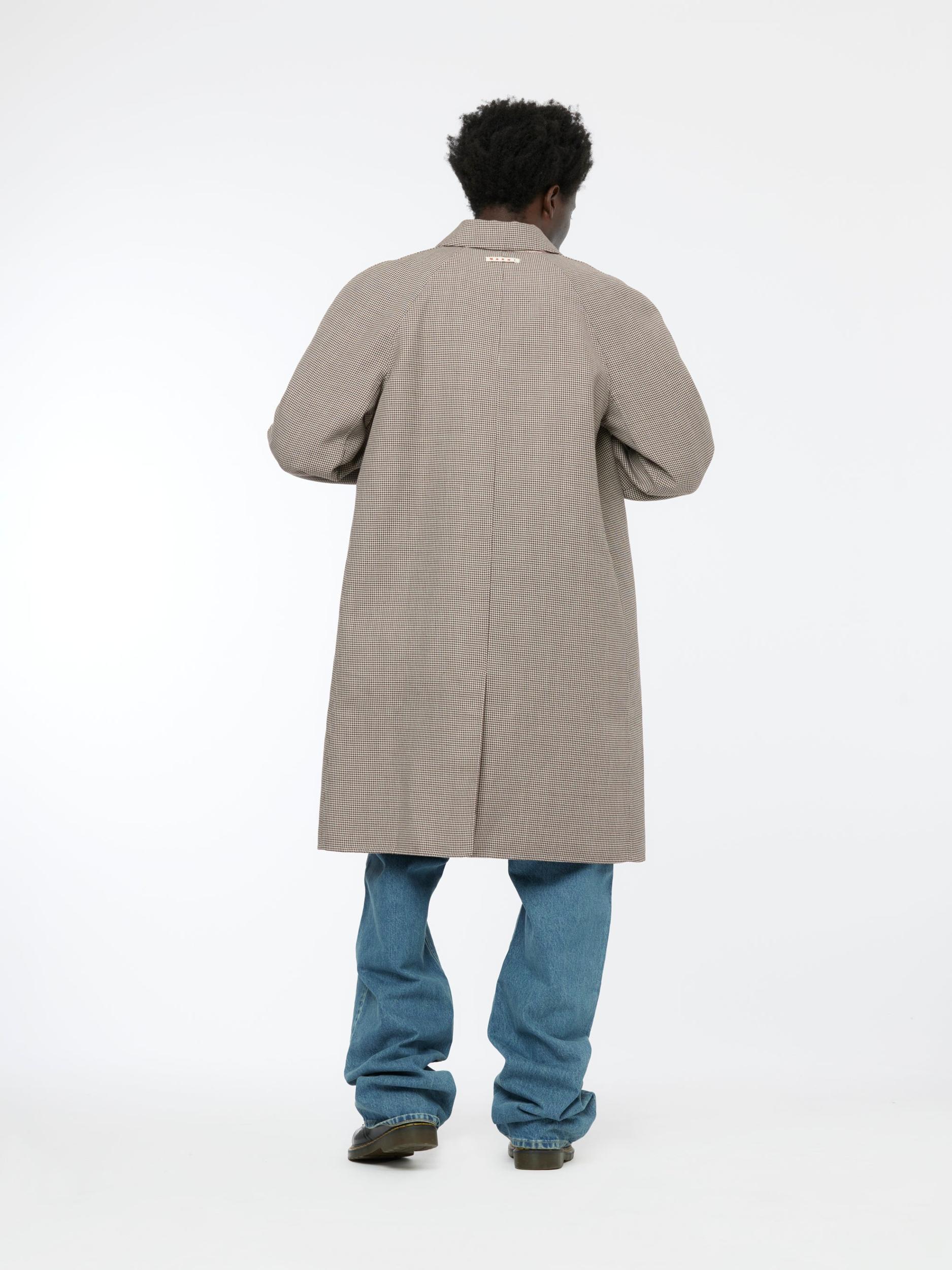 5 Button Coat (Black Cherry) Product Image