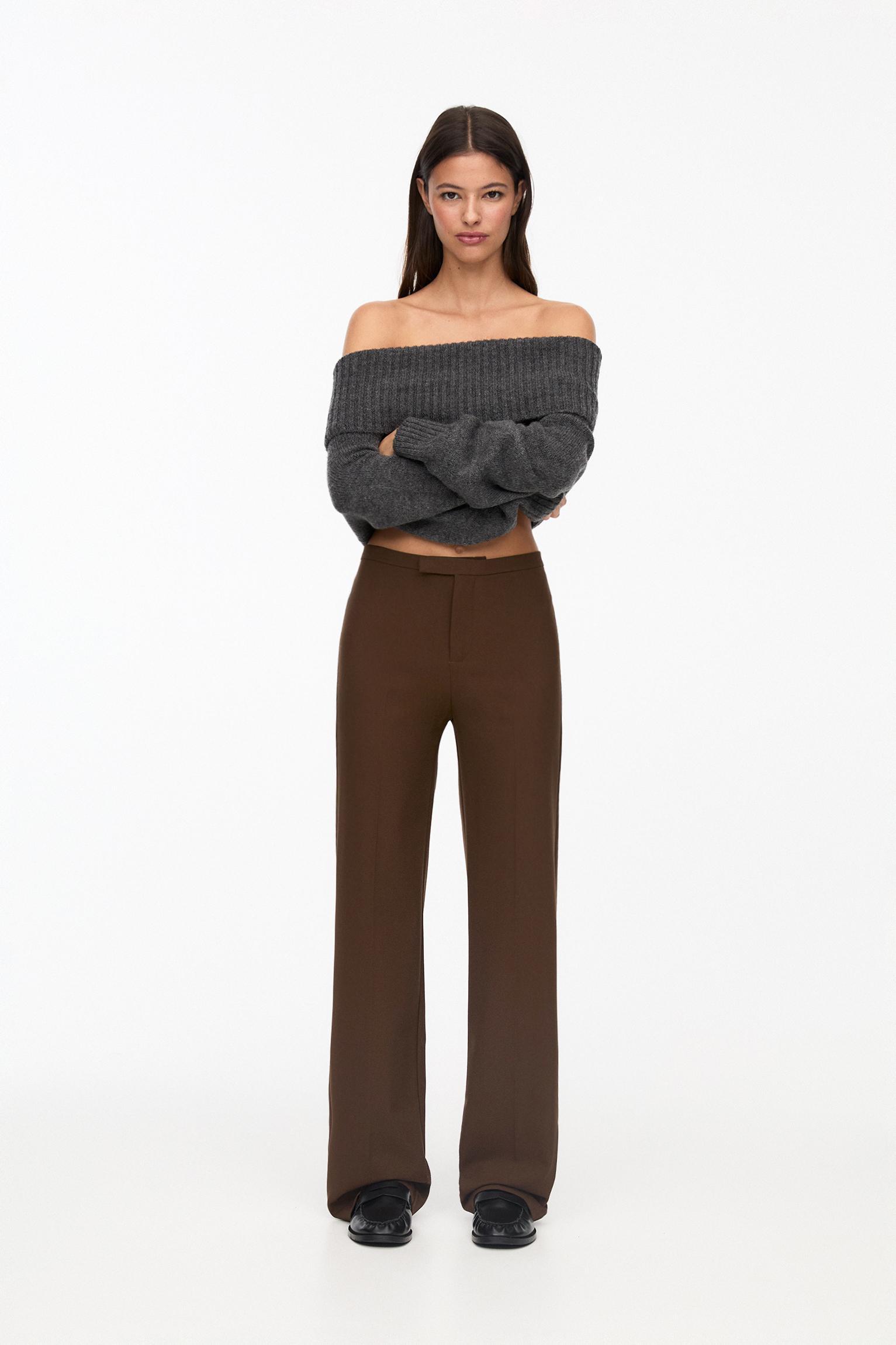 Straight-leg smart pants Product Image