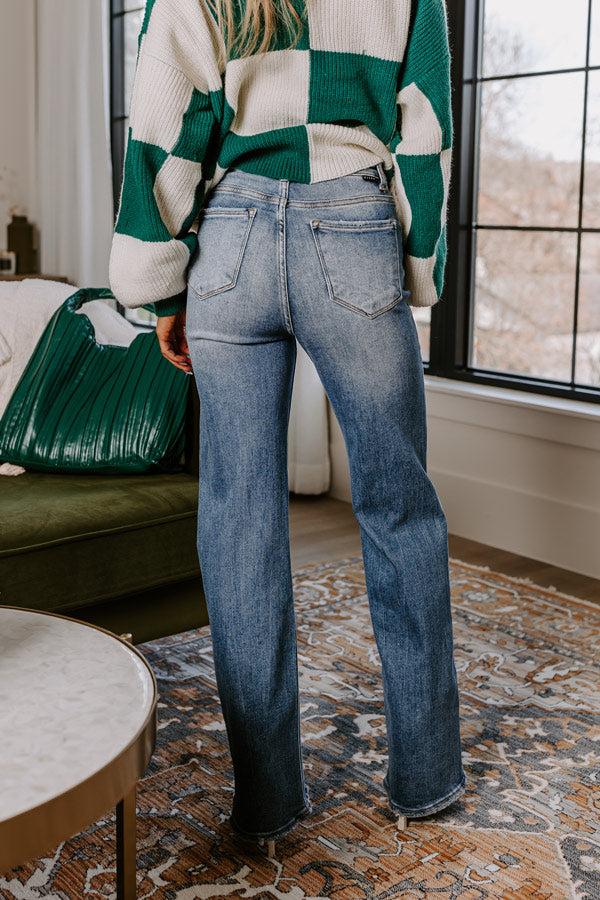 Risen Miranda High Waist Straight Leg Jean Product Image