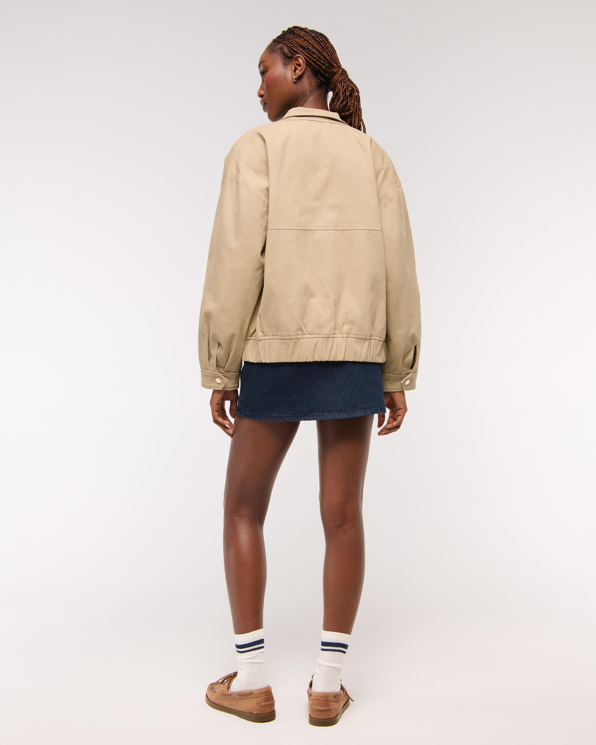 Relaxed Twill Bomber Jacket Product Image