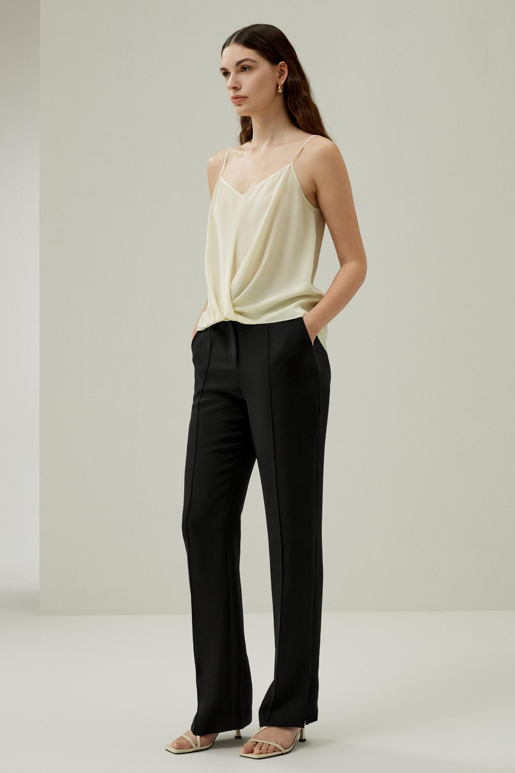 Thin-Strap Crêpe de Chine Cami Product Image