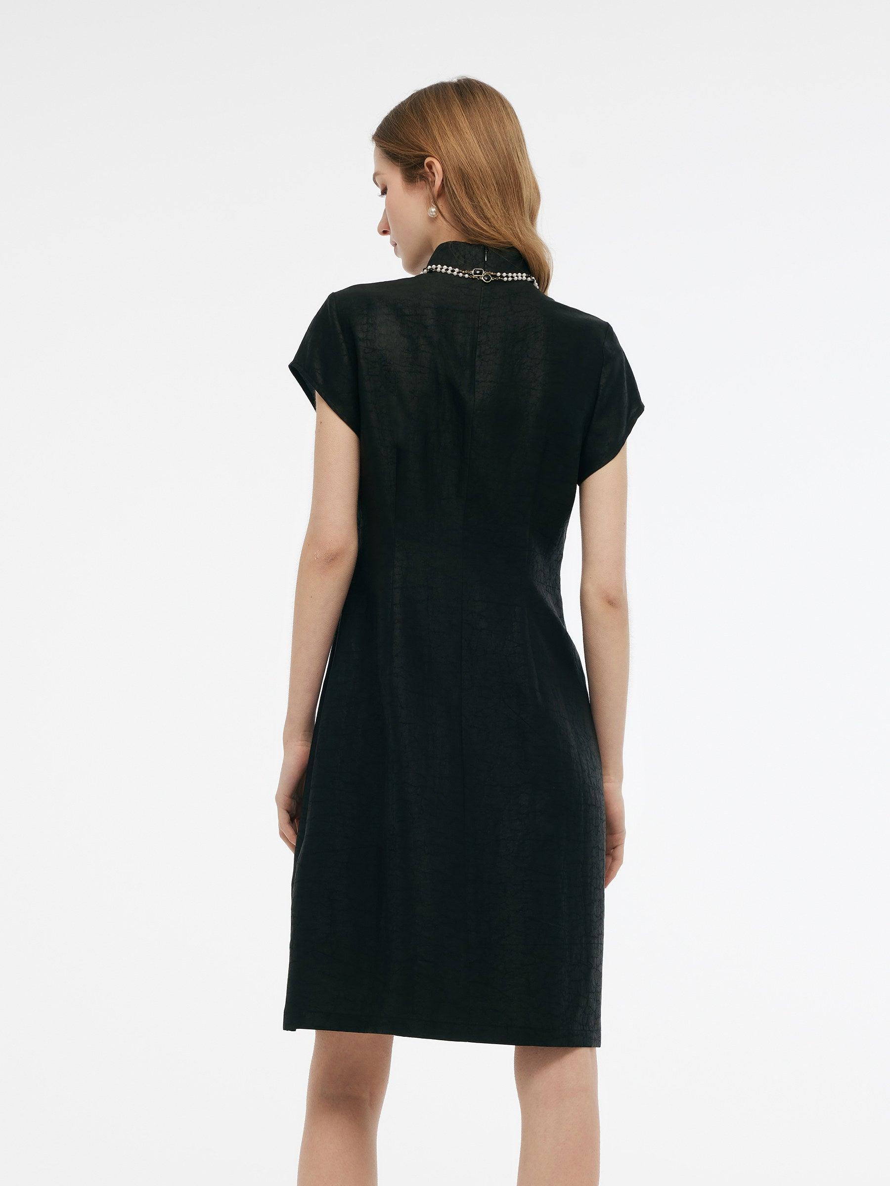 18MM Xiang Yun Silk Women Qipao Mini Dress Product Image