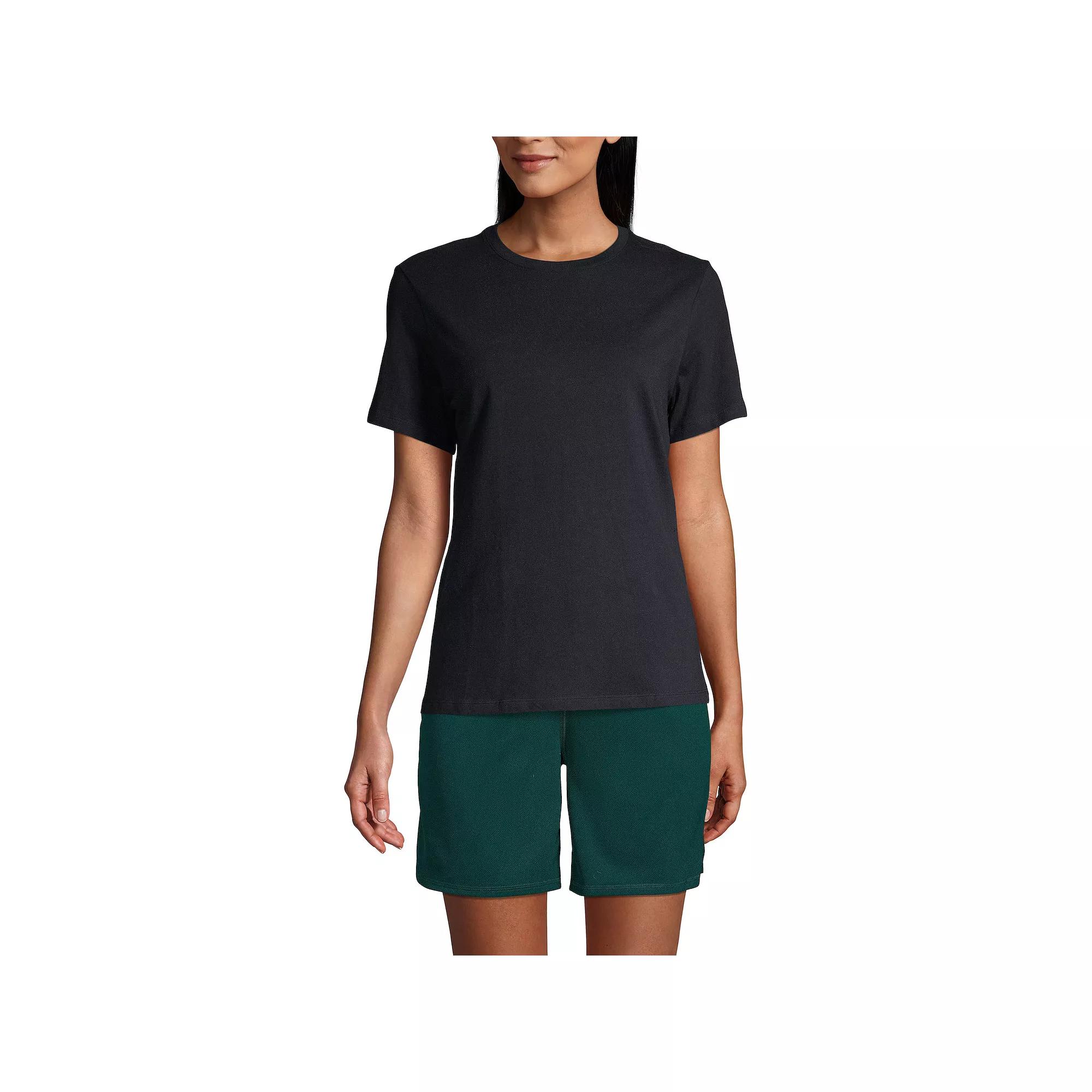 Women's Lands' End Short Sleeve Essential Tee,  Product Image
