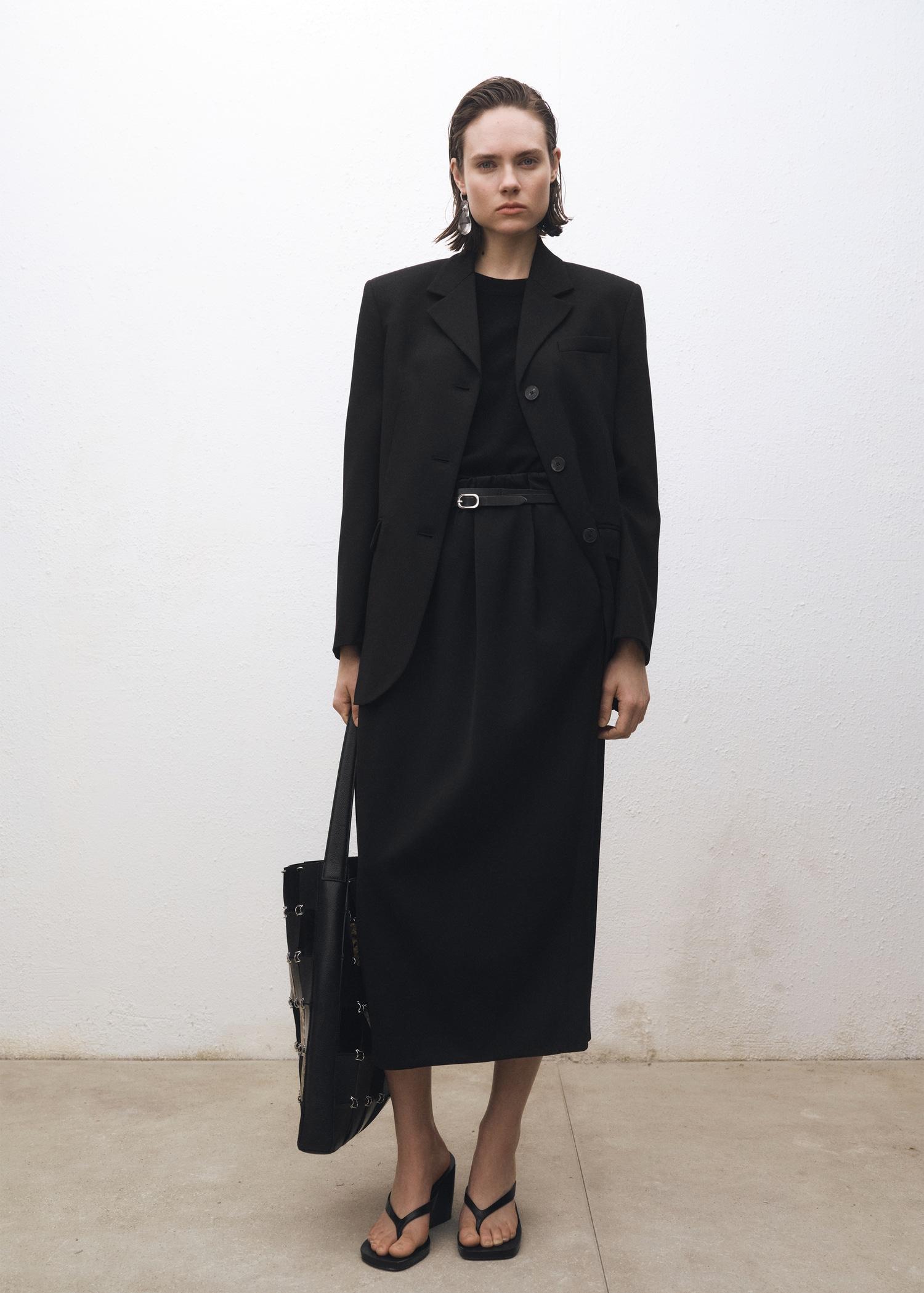 Short-sleeved wool-blend sweater - Women | MANGO USA Product Image