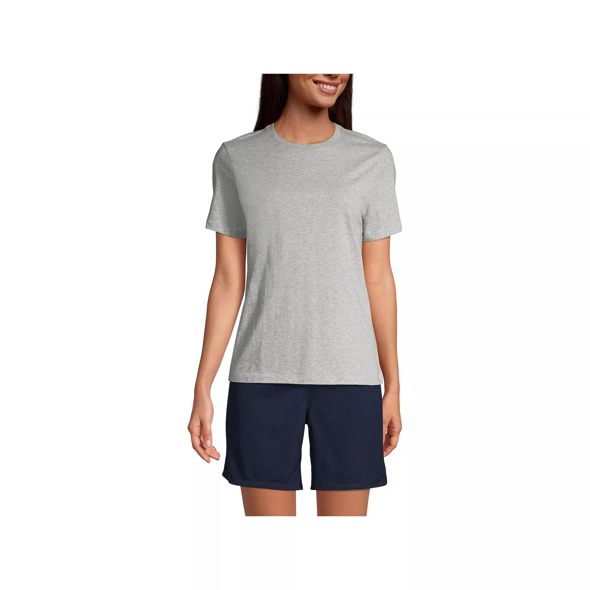 Women's Lands' End Short Sleeve Essential Tee,  Product Image
