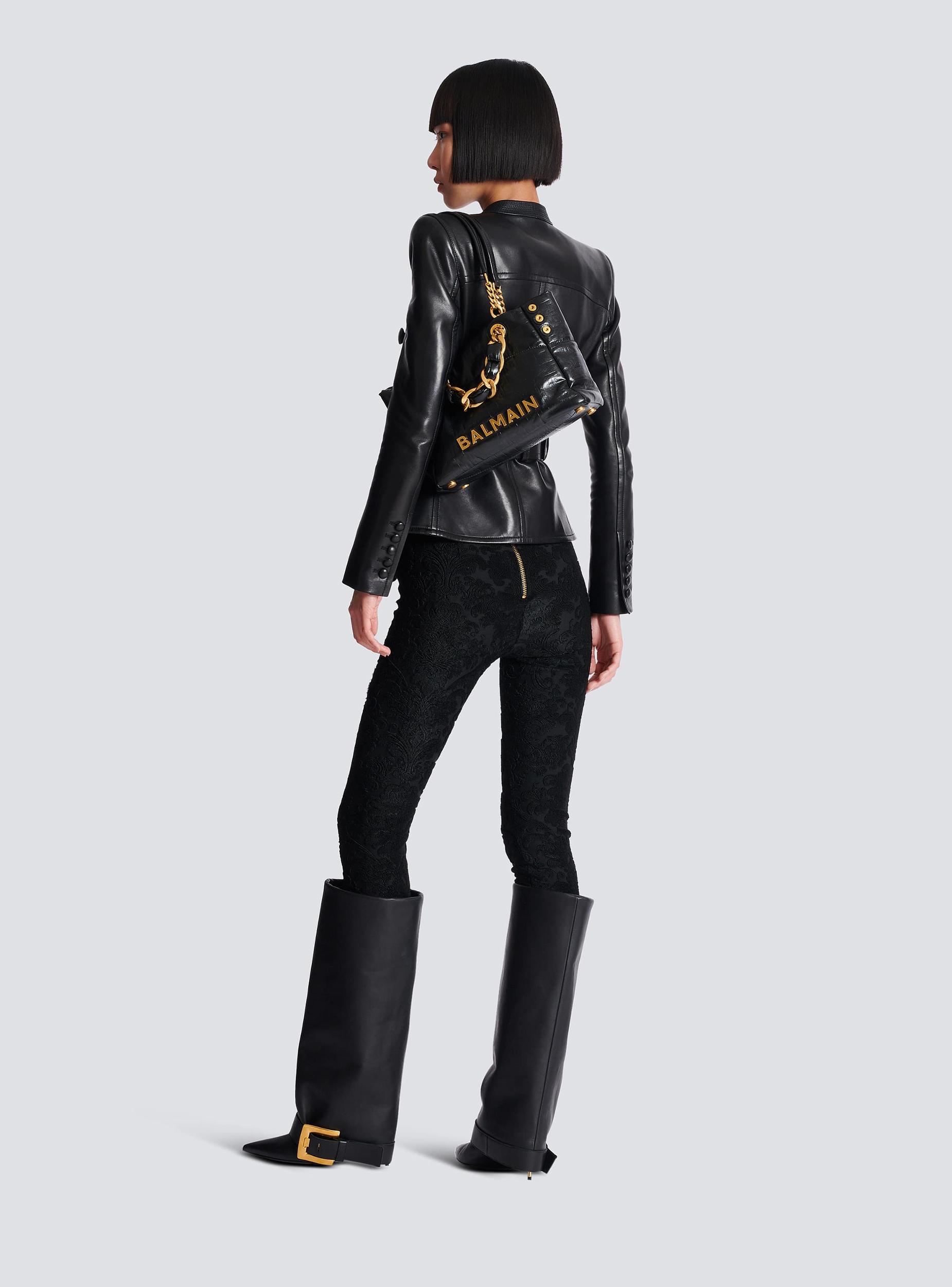 Small 1945 Soft tote bag in crackled calfskin Product Image