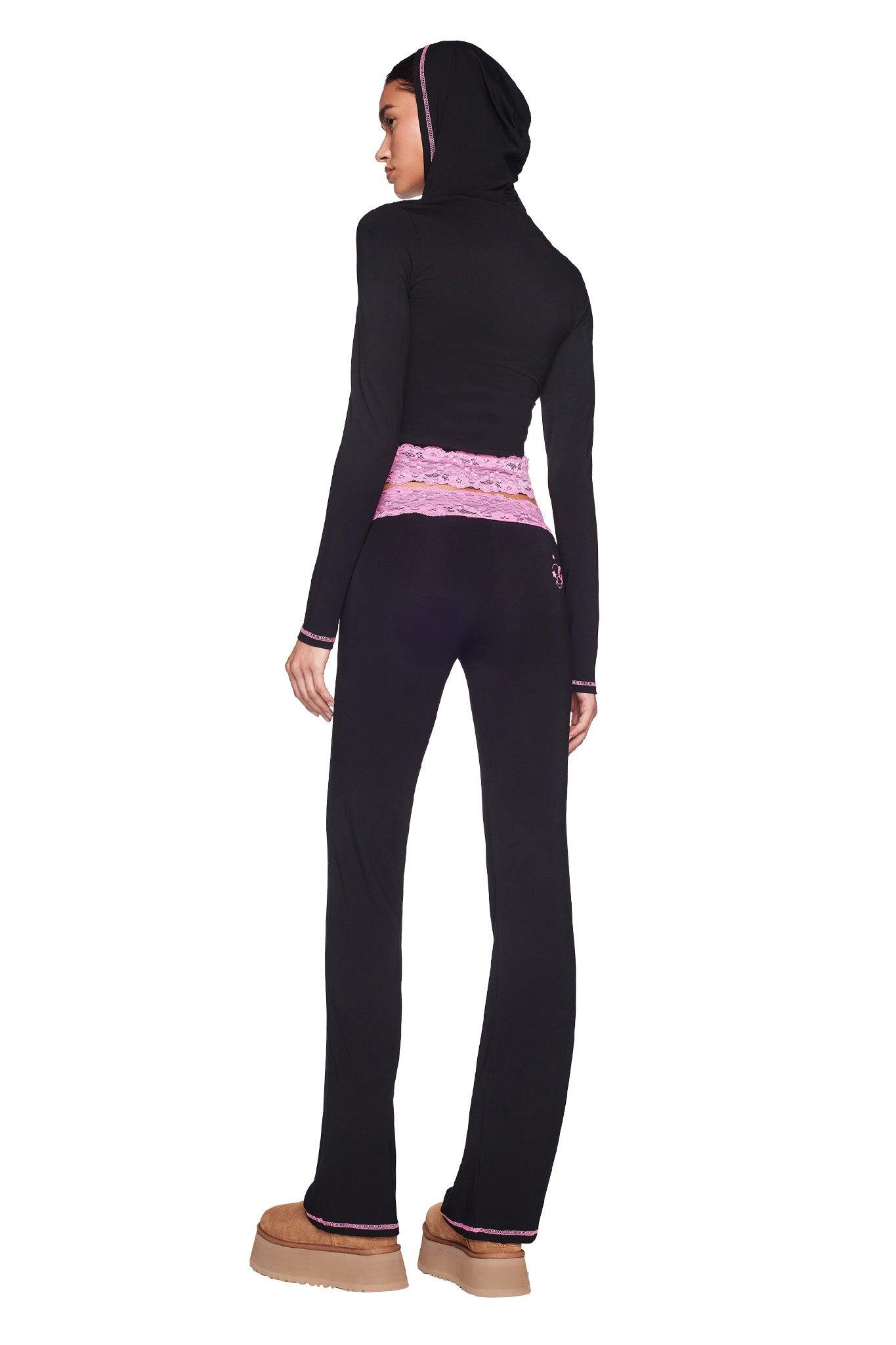 TARSHA JACKET - BLACK/PINK Product Image