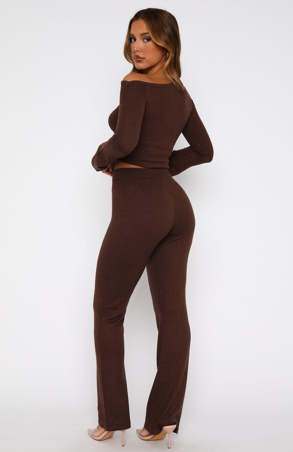 We'll Be Fine Pants Chocolate Product Image