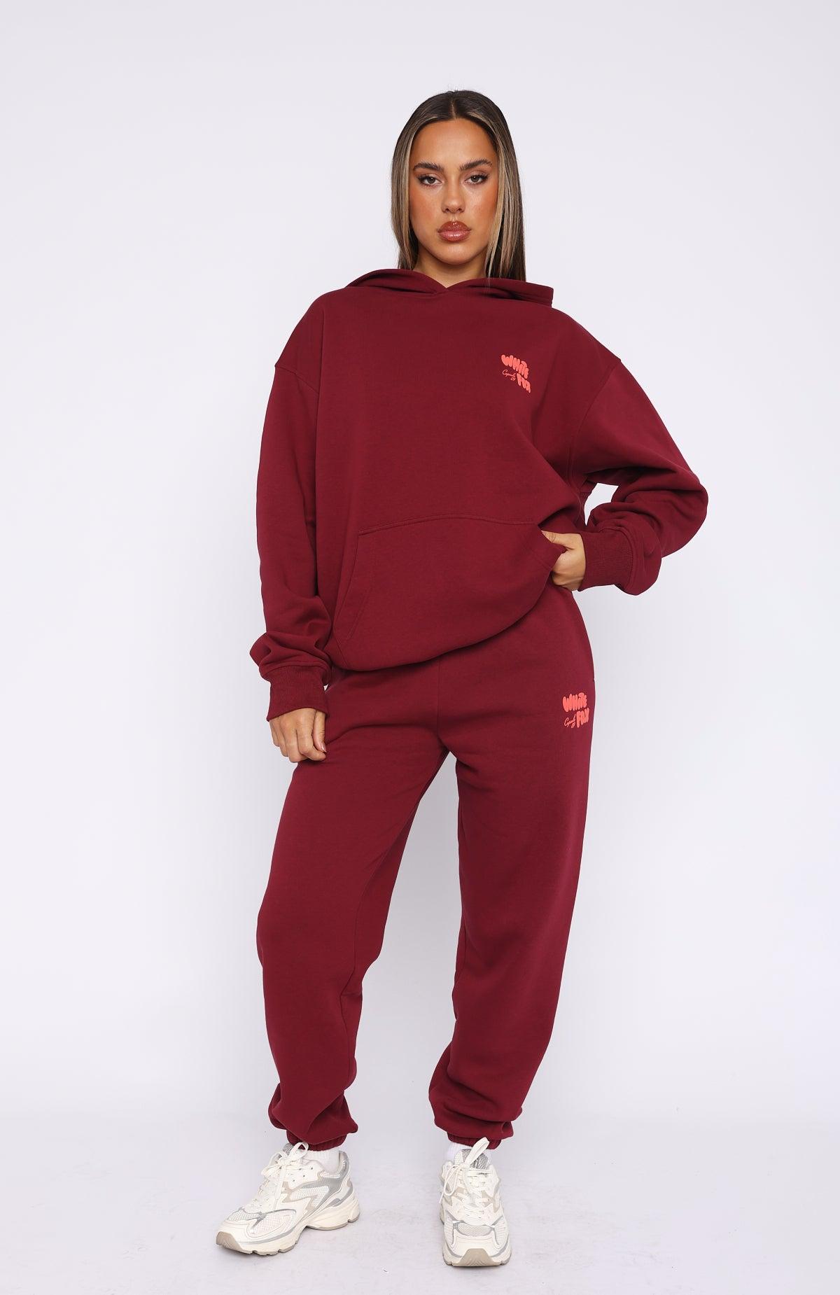 Capsule 9 Star Of The Moment Sweatpants Burgundy Product Image
