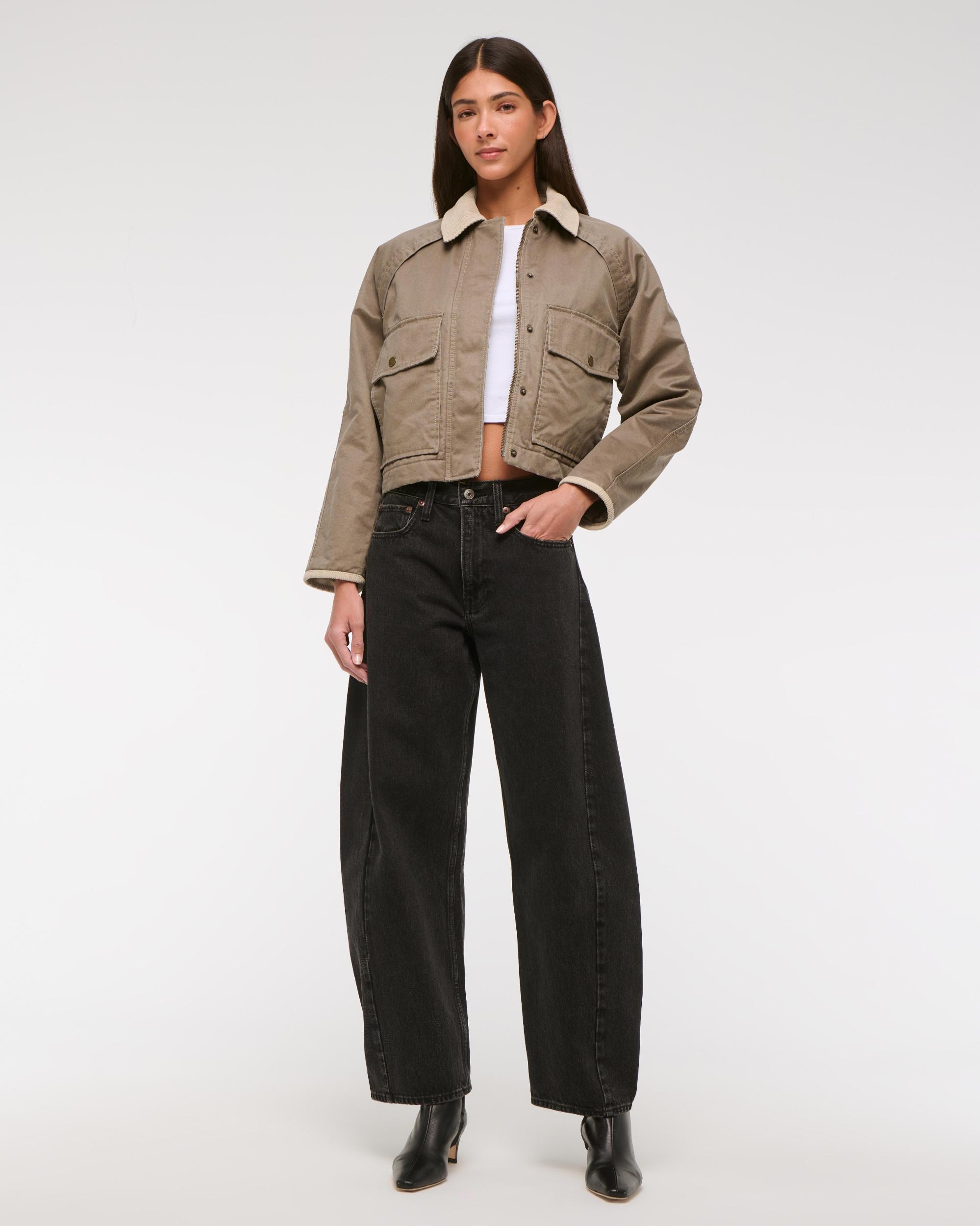 Short Waxed Chore Jacket Product Image