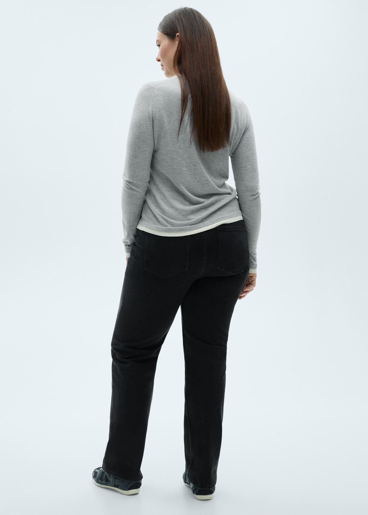 Matilda medium-rise straight-fit jeans - Women | MANGO USA Product Image