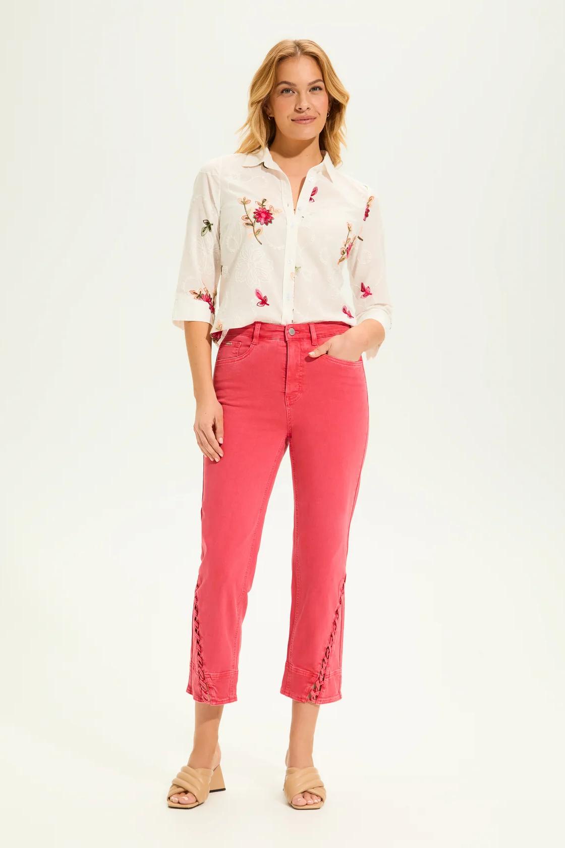 Suzanne Straight Crop Denim Product Image