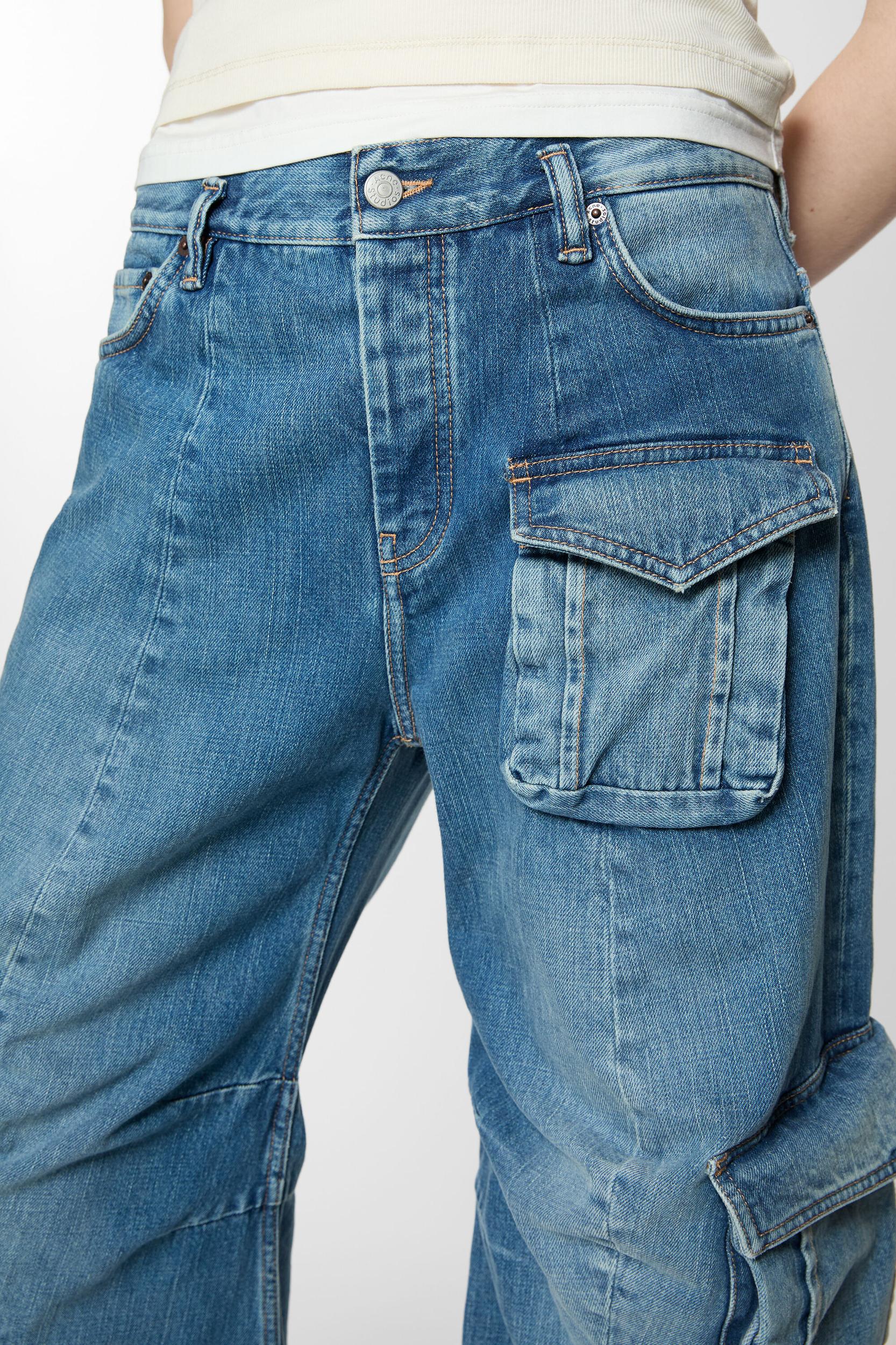 Denim cargo trousers Product Image