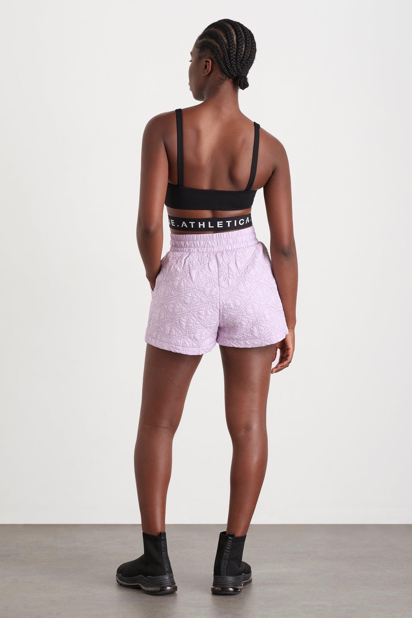 Quilted Logo Spray Shorts 623 Product Image
