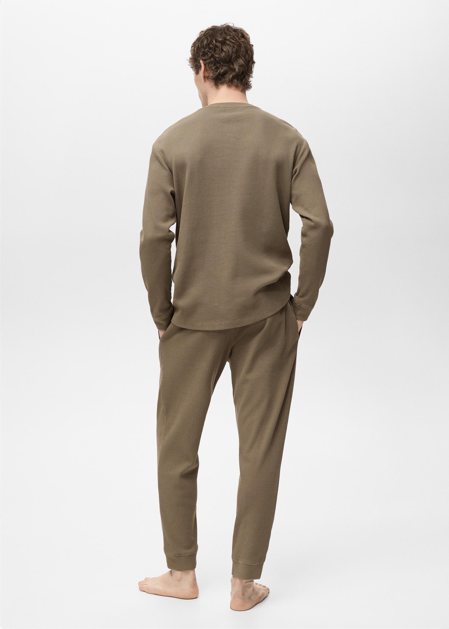 Cotton structured pajama pack - Men | MANGO USA Product Image