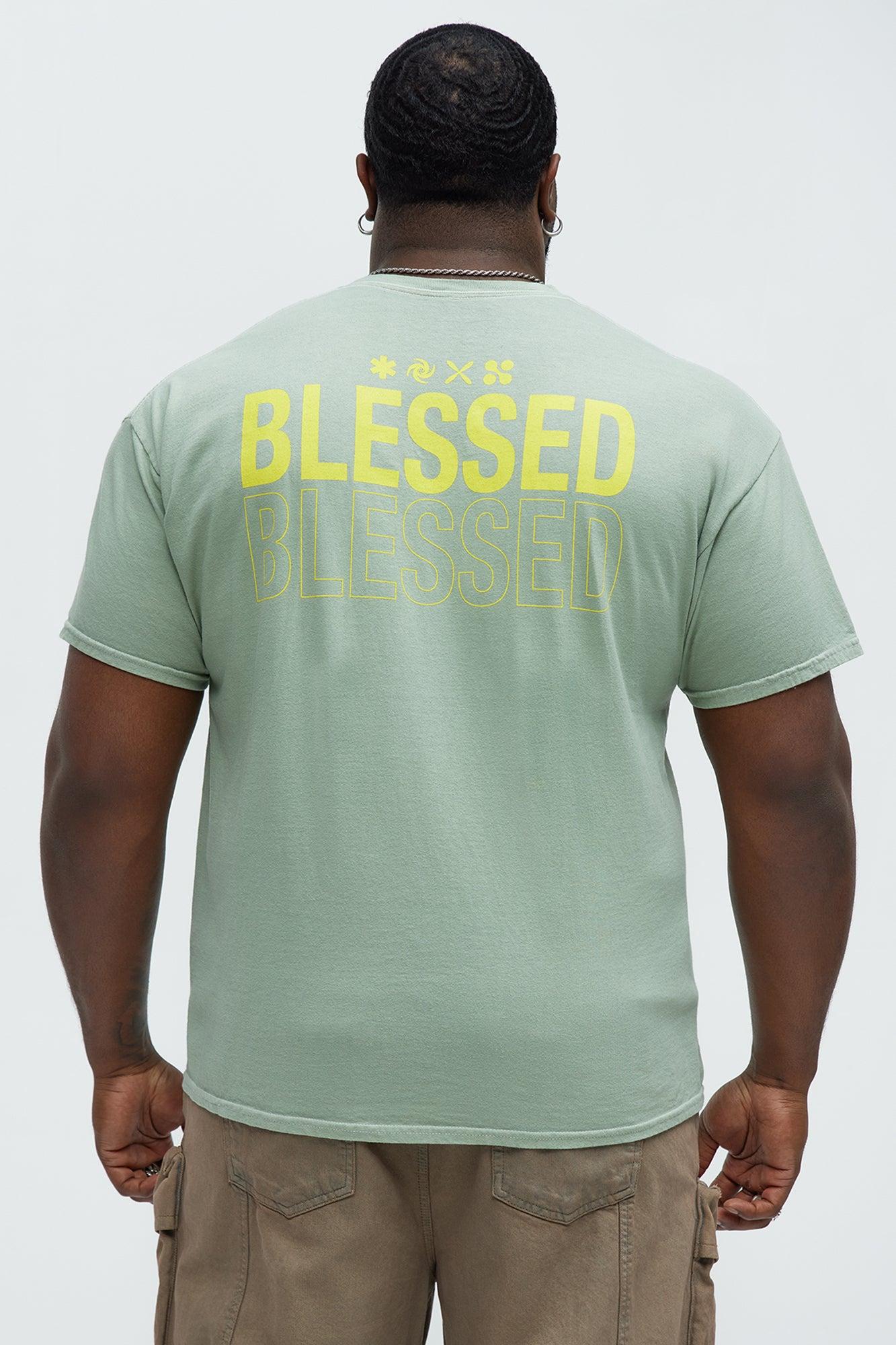 Always Blessed Short Sleeve Tee - Green Product Image