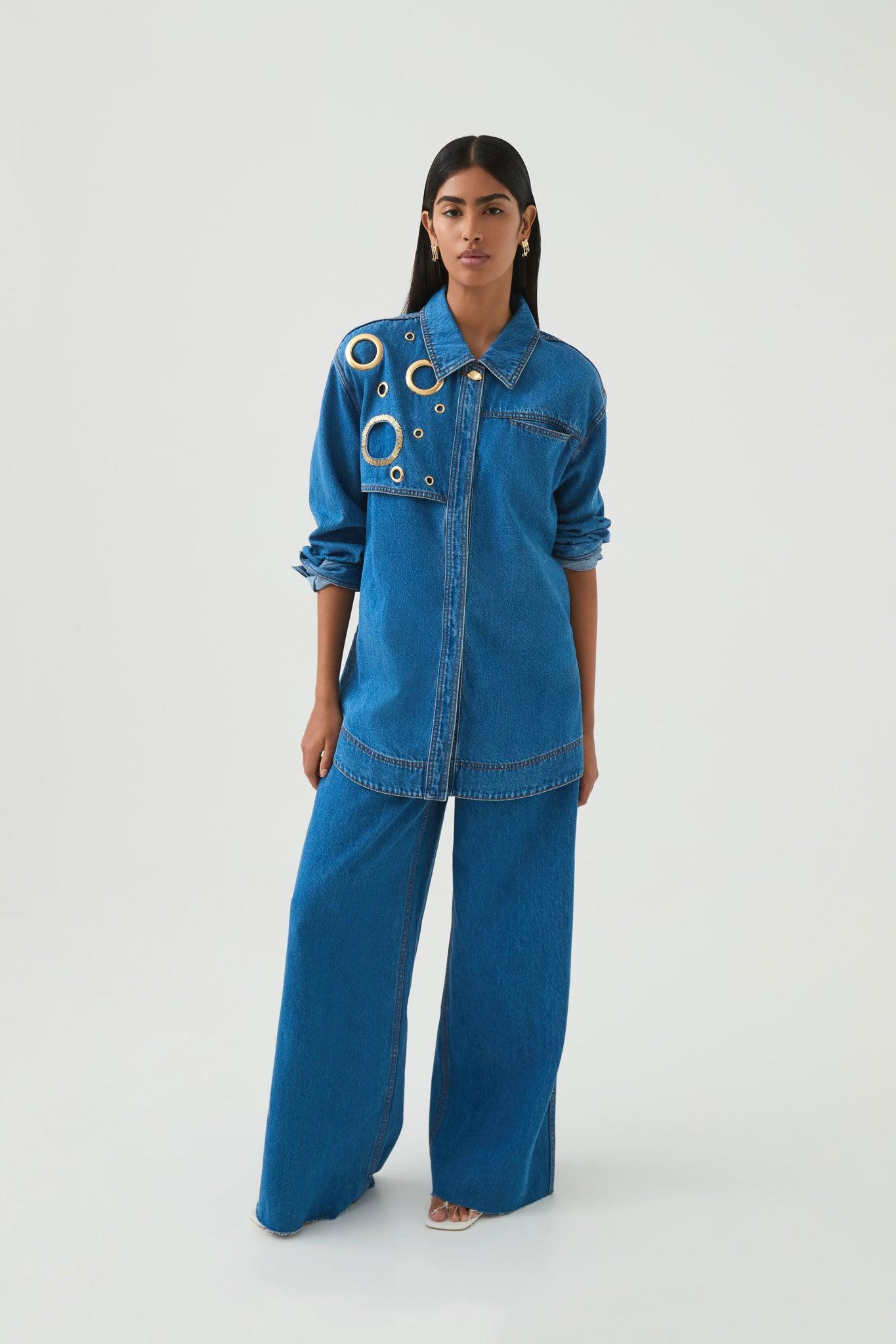 Genesis Denim Trench Product Image