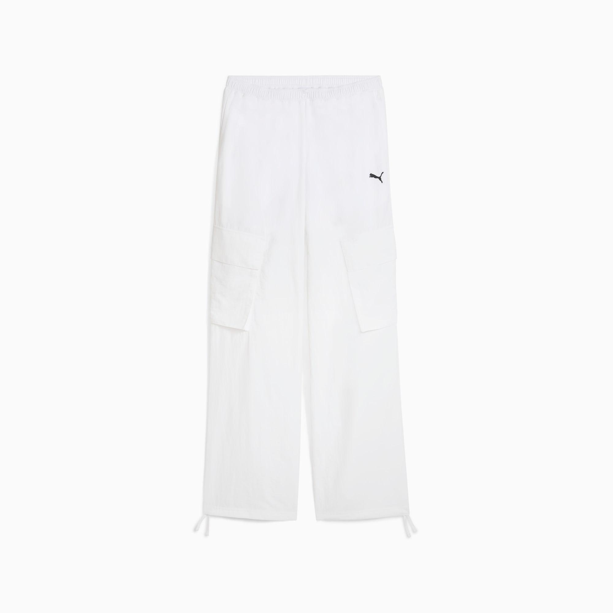 PUMA Wardrobe Essentials Women's Relaxed Woven Cargo Pants Product Image