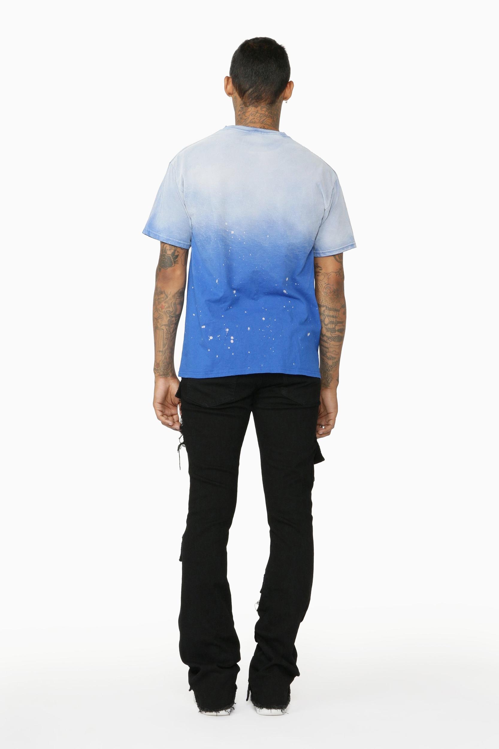 Glenn Black Stacked Flare Jean Male Product Image