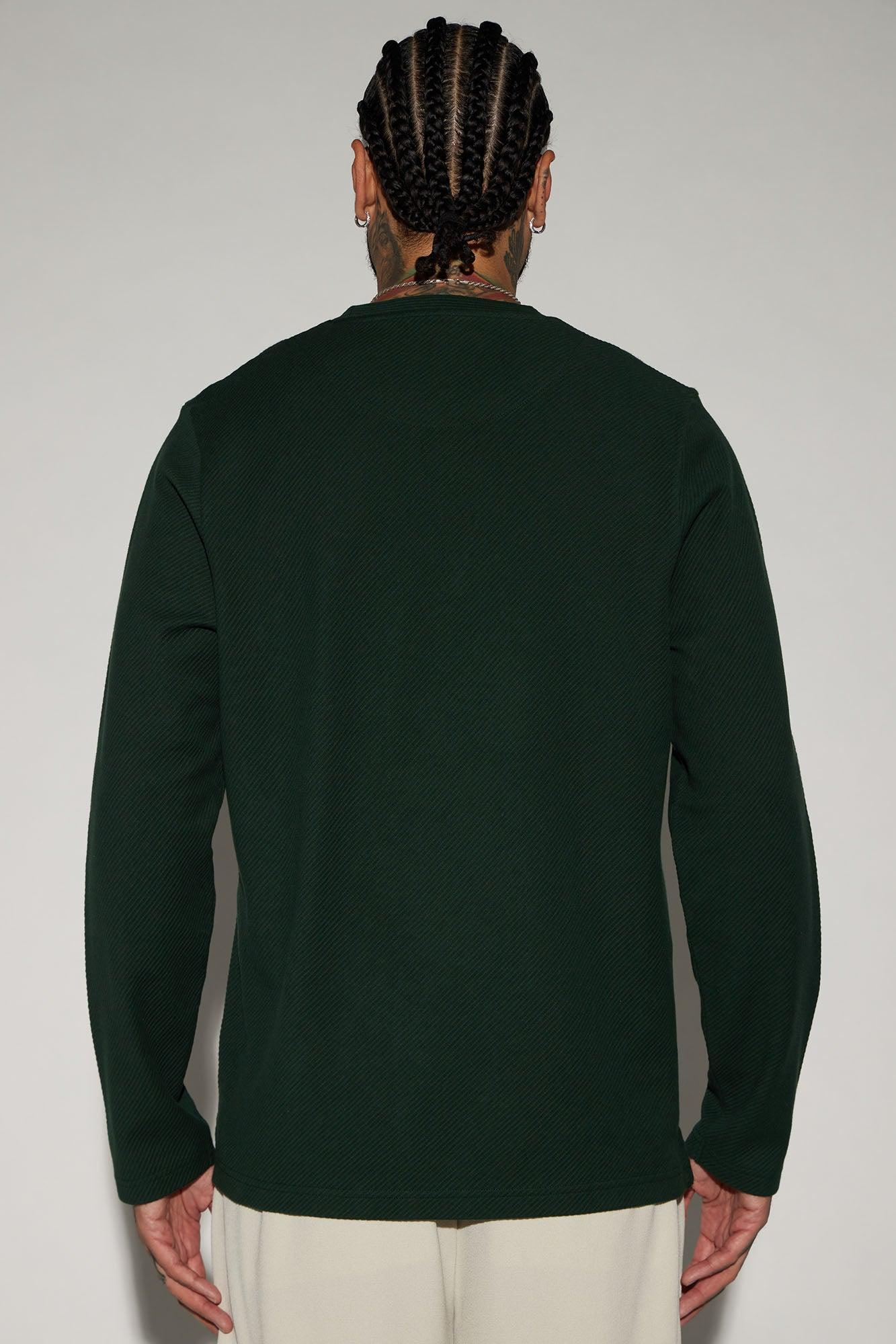 Composed Long Sleeve Tee - Hunter Product Image