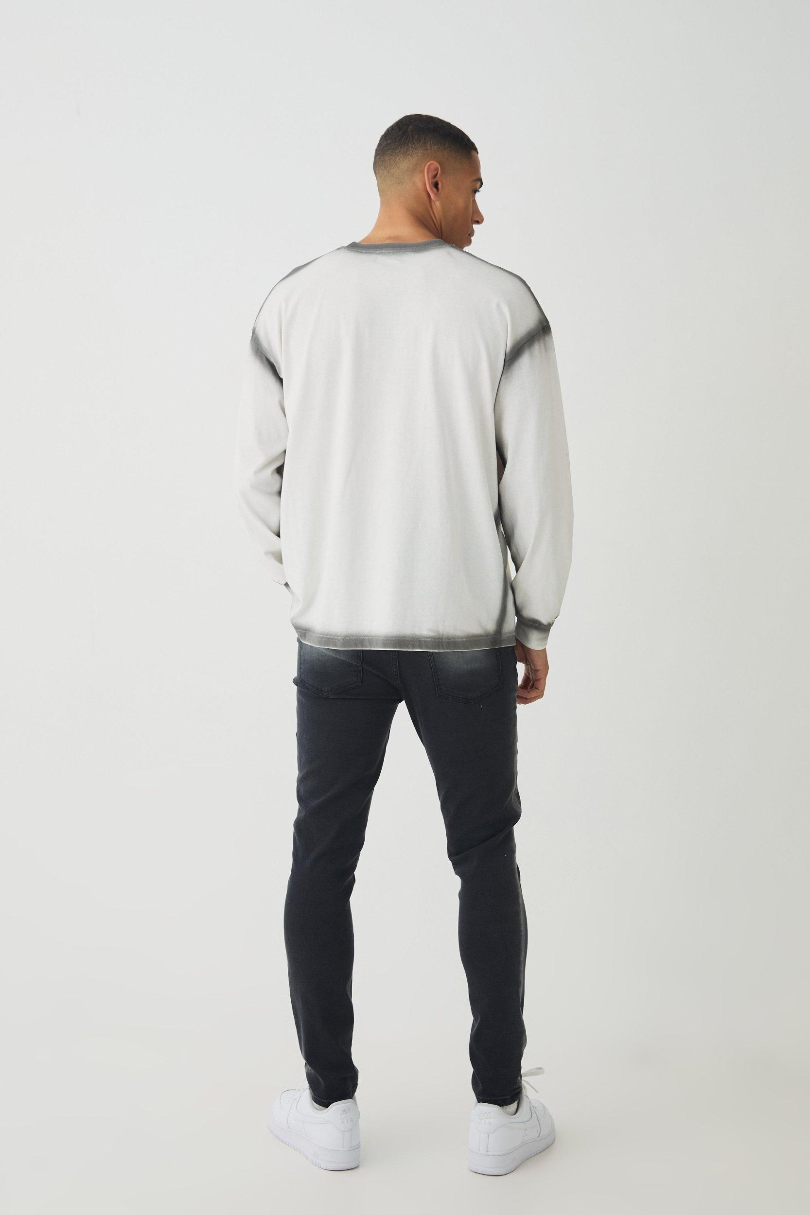 Skinny Stretch Washed Jeans | boohooMAN USA Product Image