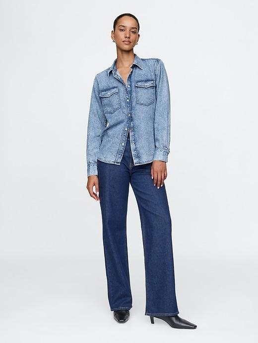 UltraSoft Denim Shirt Product Image