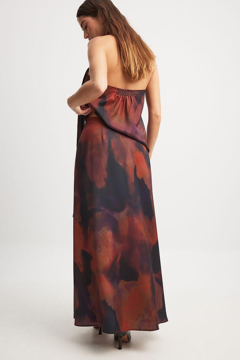 Satin Slip Maxi Skirt Product Image
