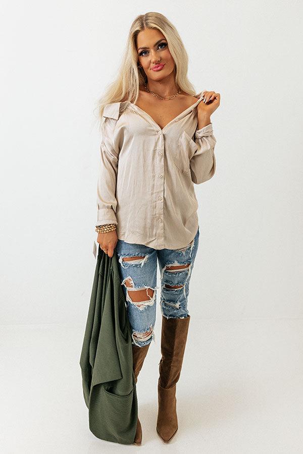 Central Avenue Satin Top Product Image