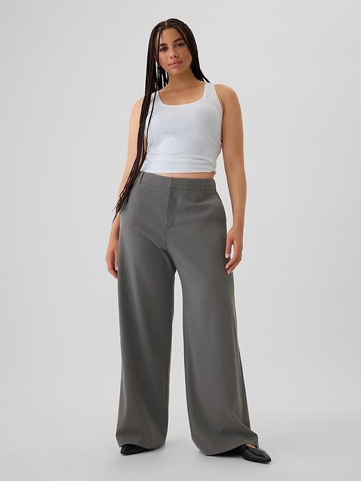 365 High Rise Brushed Twill Trousers Product Image