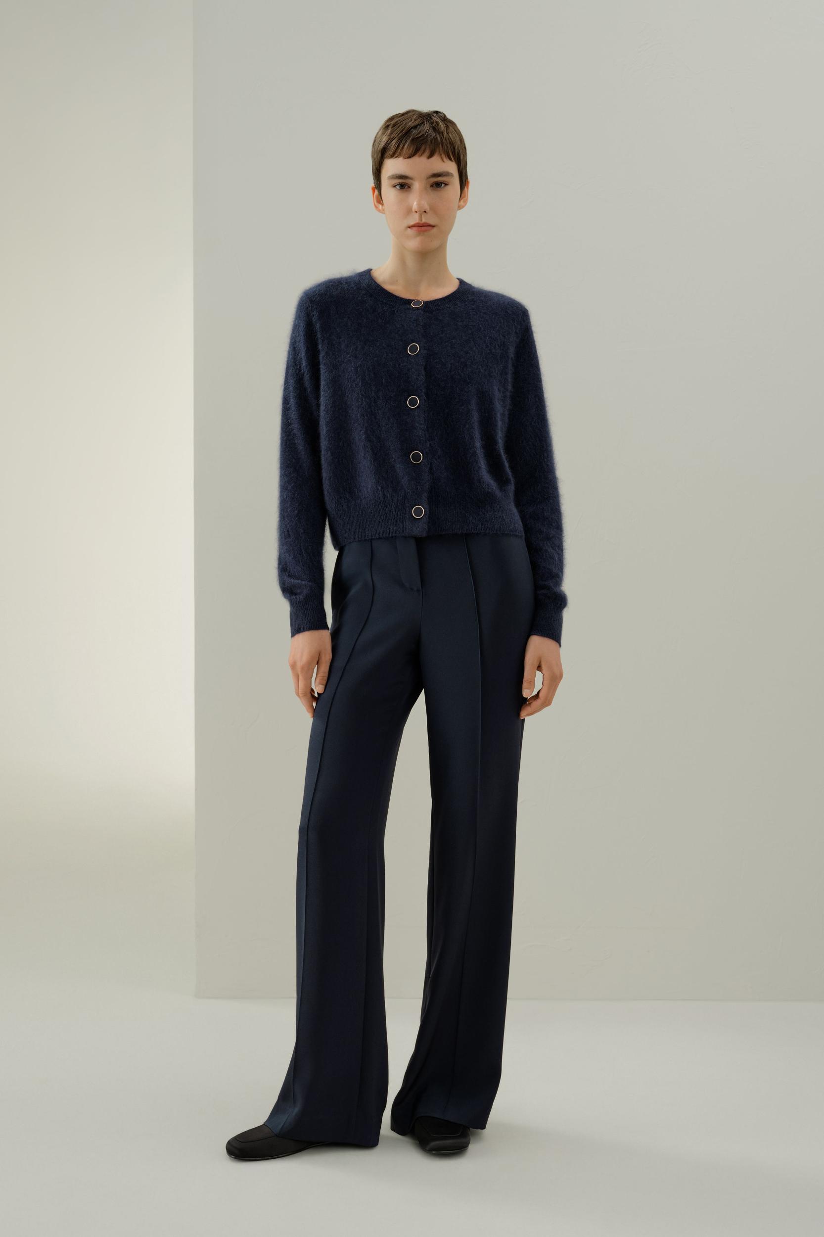 Ultra-Soft Brushed Cashmere Cardigan Product Image