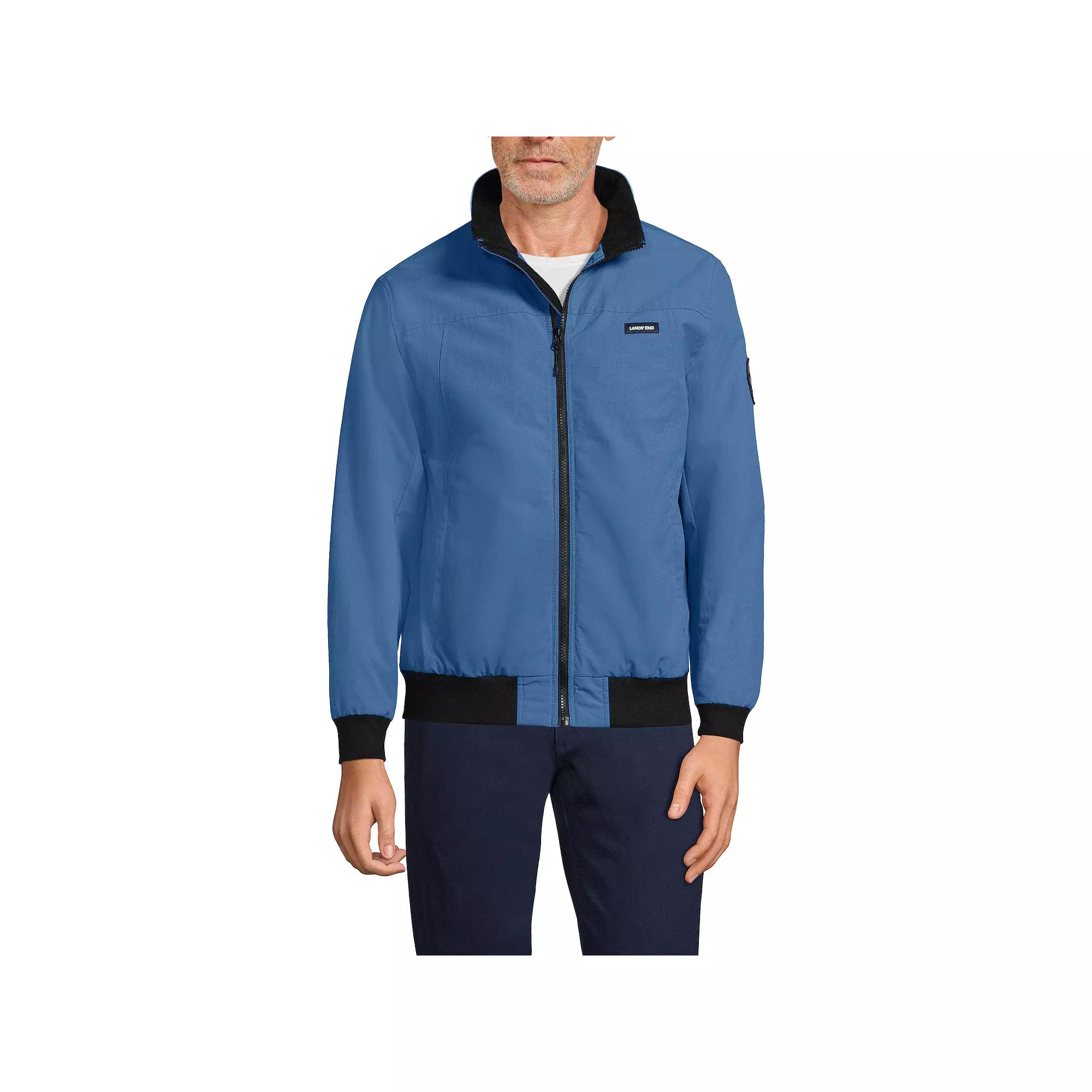 Men's Lands' End Classic Squall Bomber Jacket,  Product Image