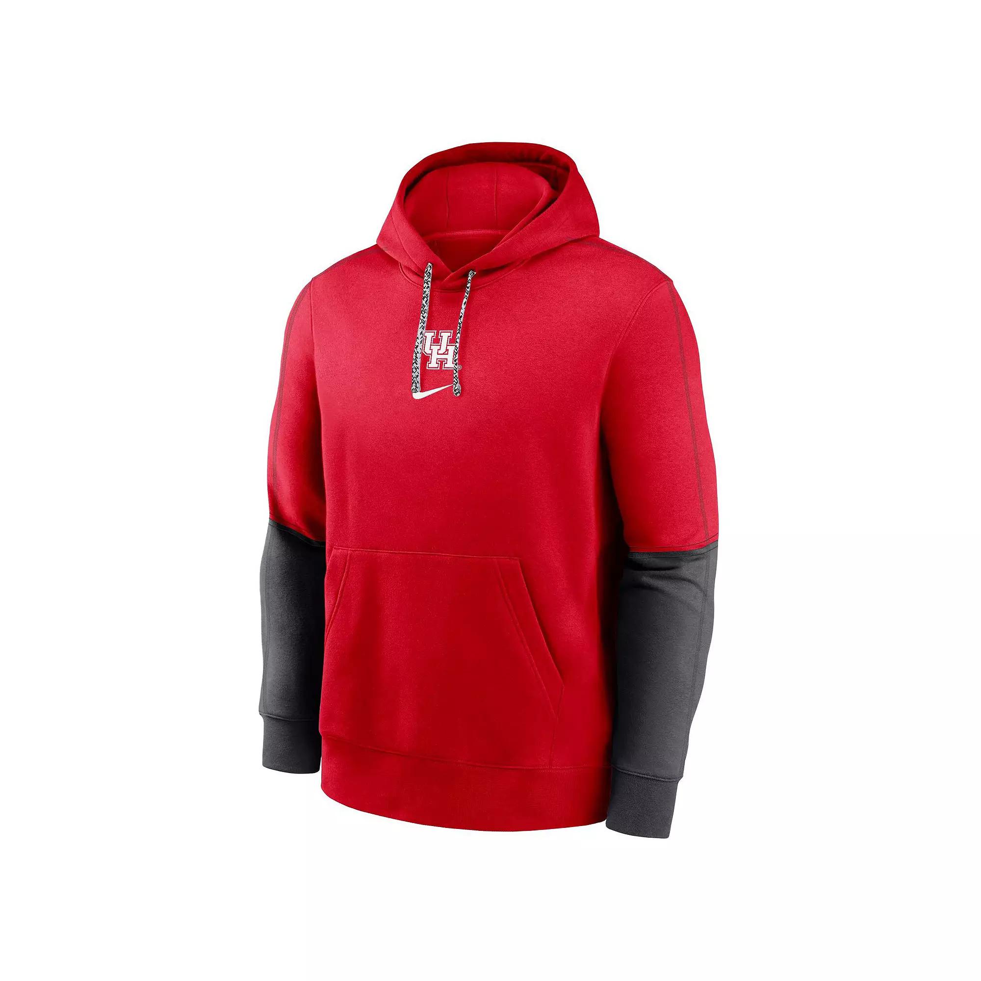 Men's Nike Cardinal San Diego State Aztecs 2024 Sideline Club Pullover Hoodie,  Product Image