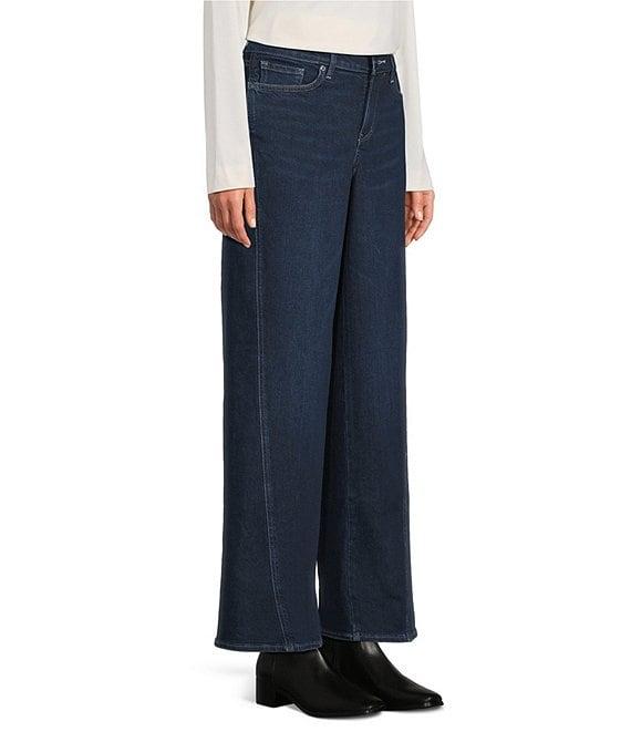 NYDJ Petite Size Teresa Lift Tuck® Technology Wide Leg Denim Jeans Product Image