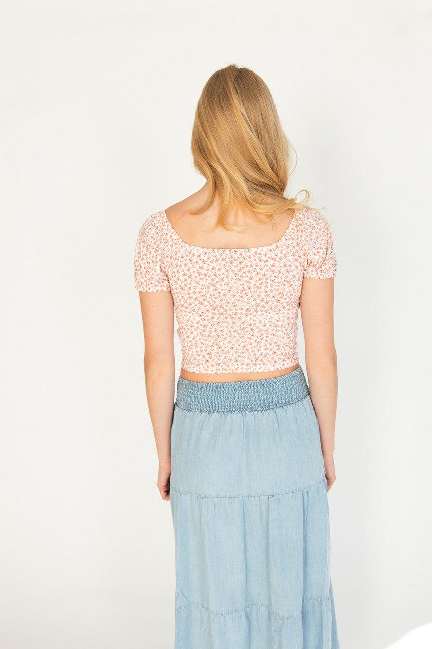 Ditsy Floral Milkmaid Top Product Image