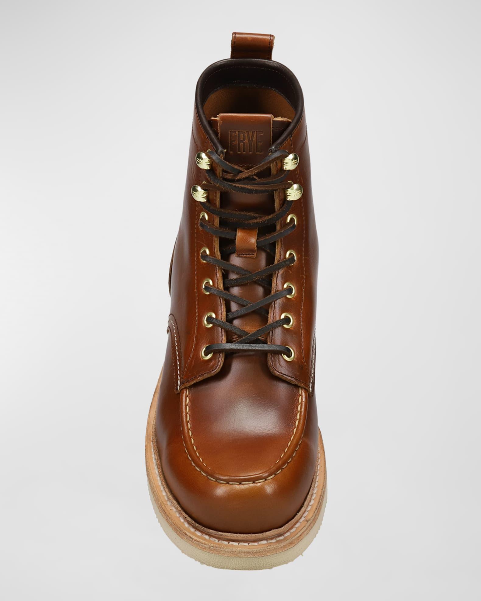 Men's Hudson Leather Lace-Up Work Boots Product Image