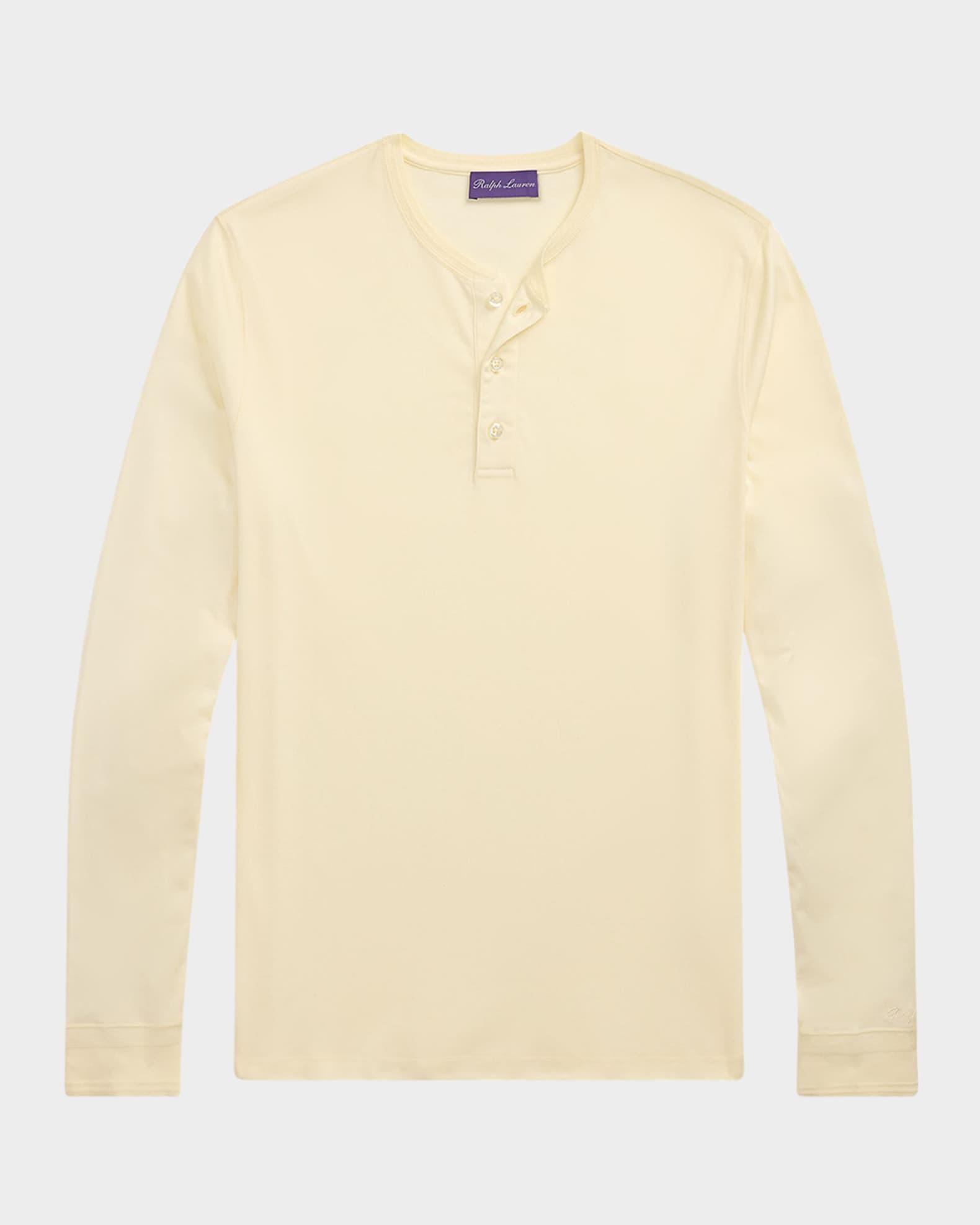Men's Interlock Henley Shirt Product Image