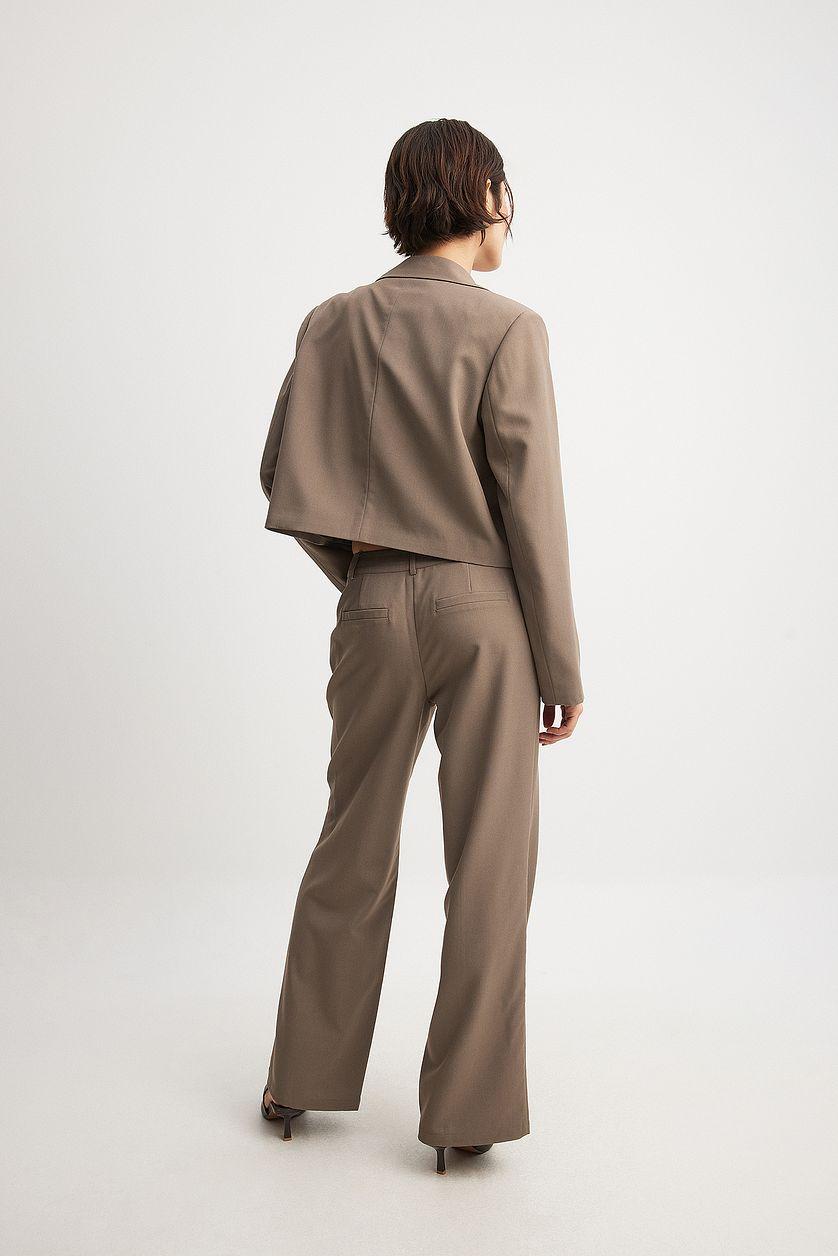 Tailored Low Waist Pants Product Image
